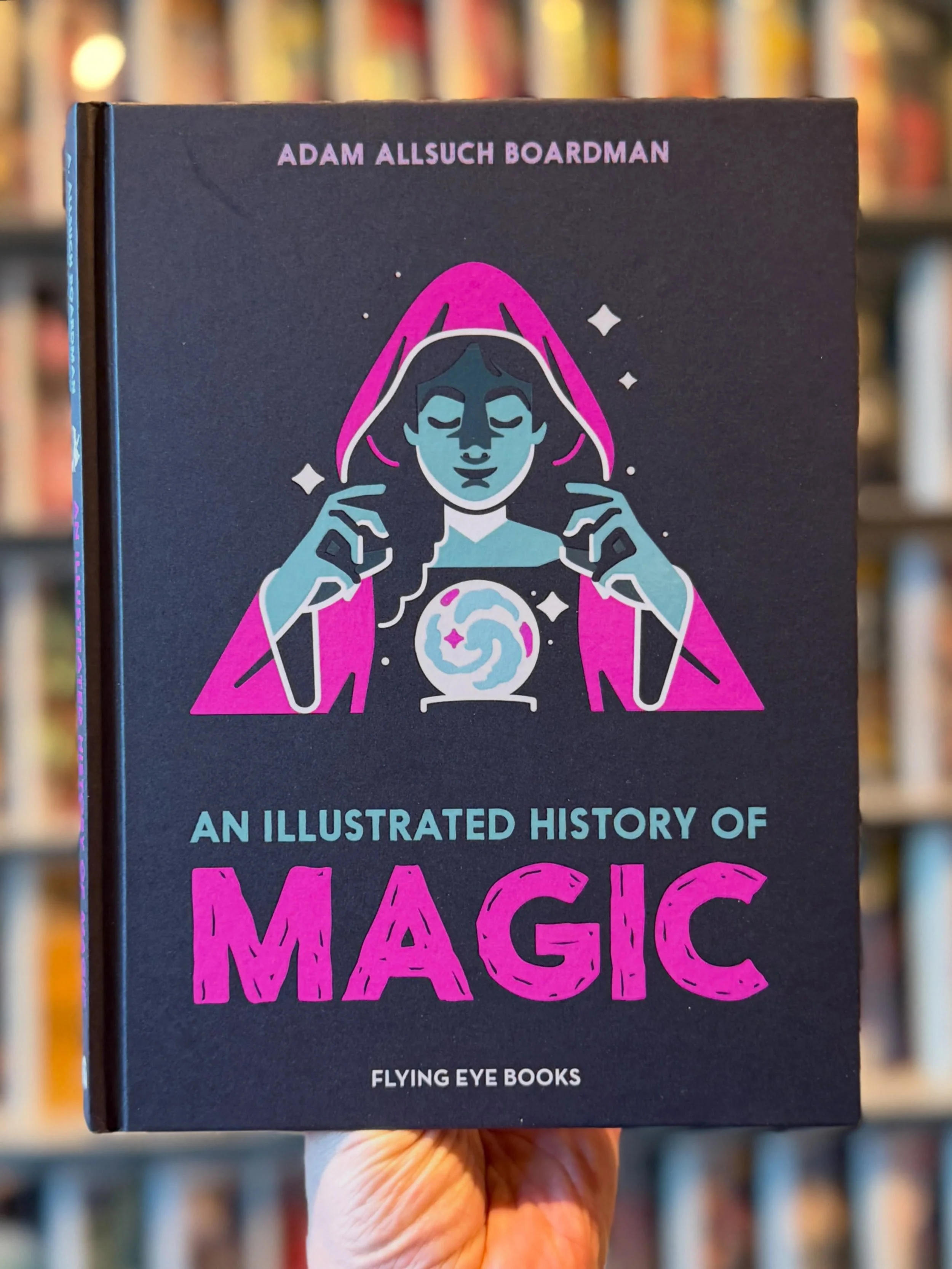 An Illustrated History Of Magic is available now at the shop, and our web-store. 
🪄 
Everything you ever wanted to know about the mysterious, mystical world of magic.
By @aaab_illustration, An Illustrated History of Magic covers a wide breadth from 