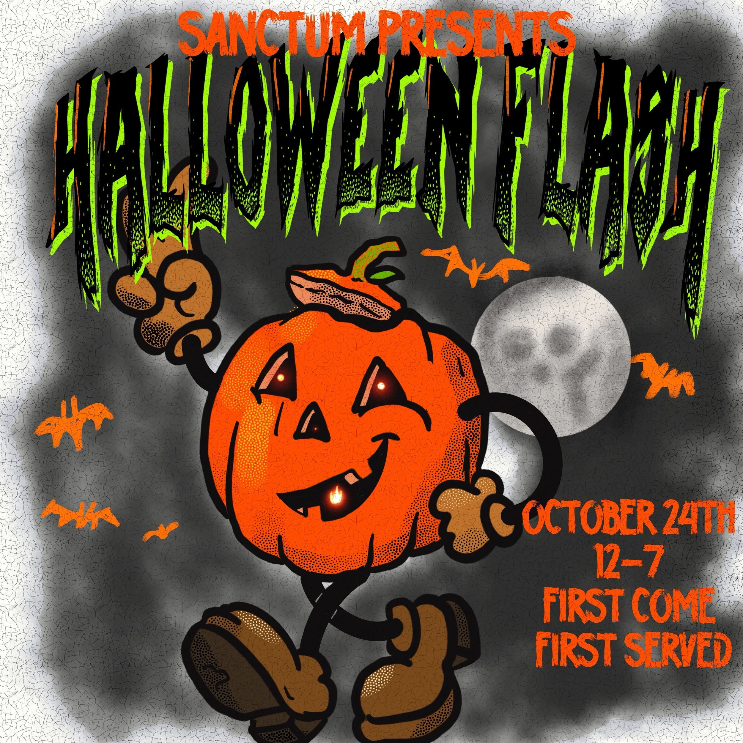 THIS SATURDAY! October 24th we are having a Halloween flash day! Spooky fun and cool tattoos.  Come one come all to celebrate the best time of year. We will share some images online Saturday morning.