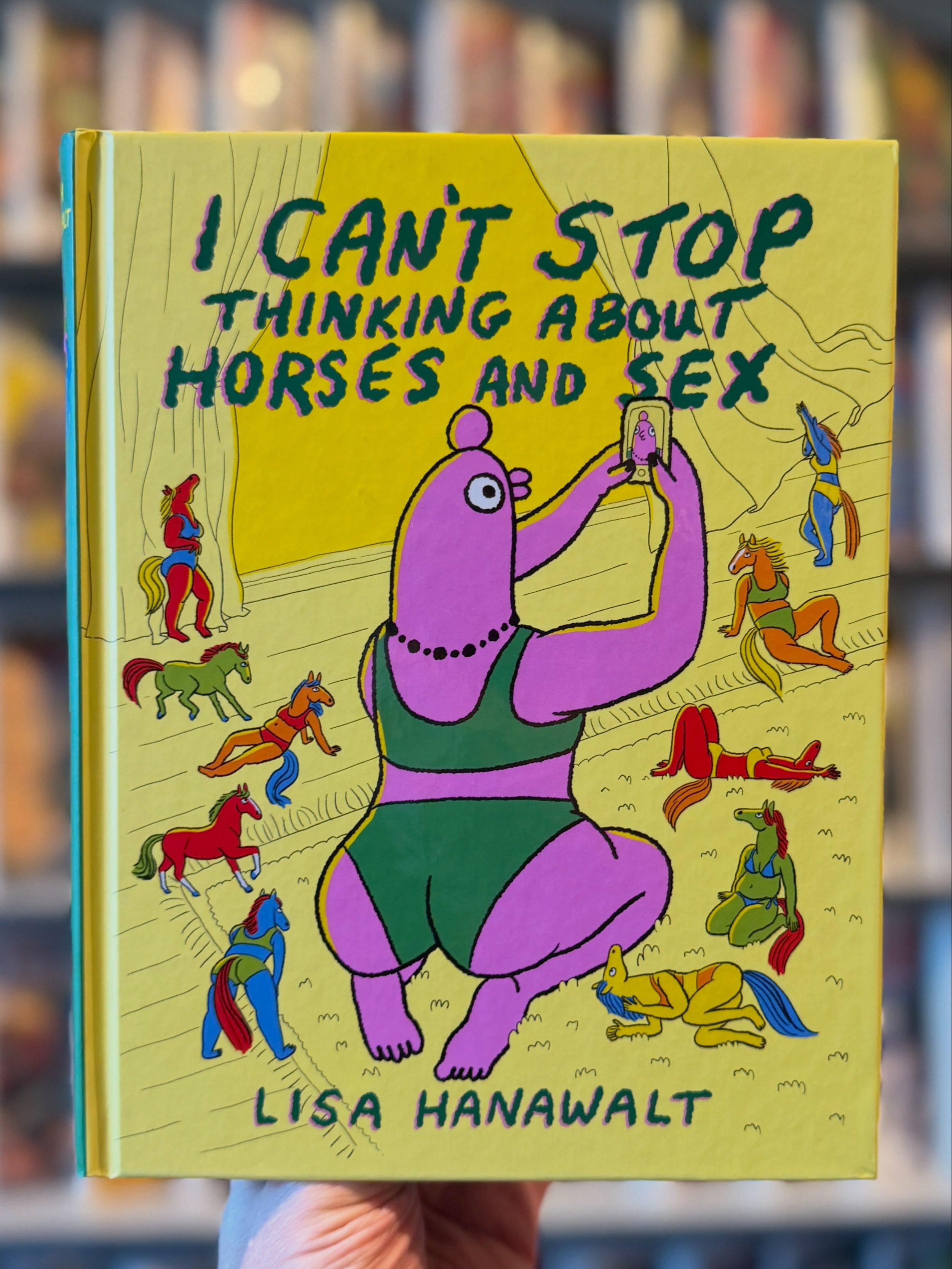 I Can&rsquo;t Stop Thinking About Horses and Sex is available now at the shop, and our web-store. Includes a signed book-place while supplies last. 

A deliciously candid and juicy exploration of platonic and romantic fixations, heartbreak, and the a