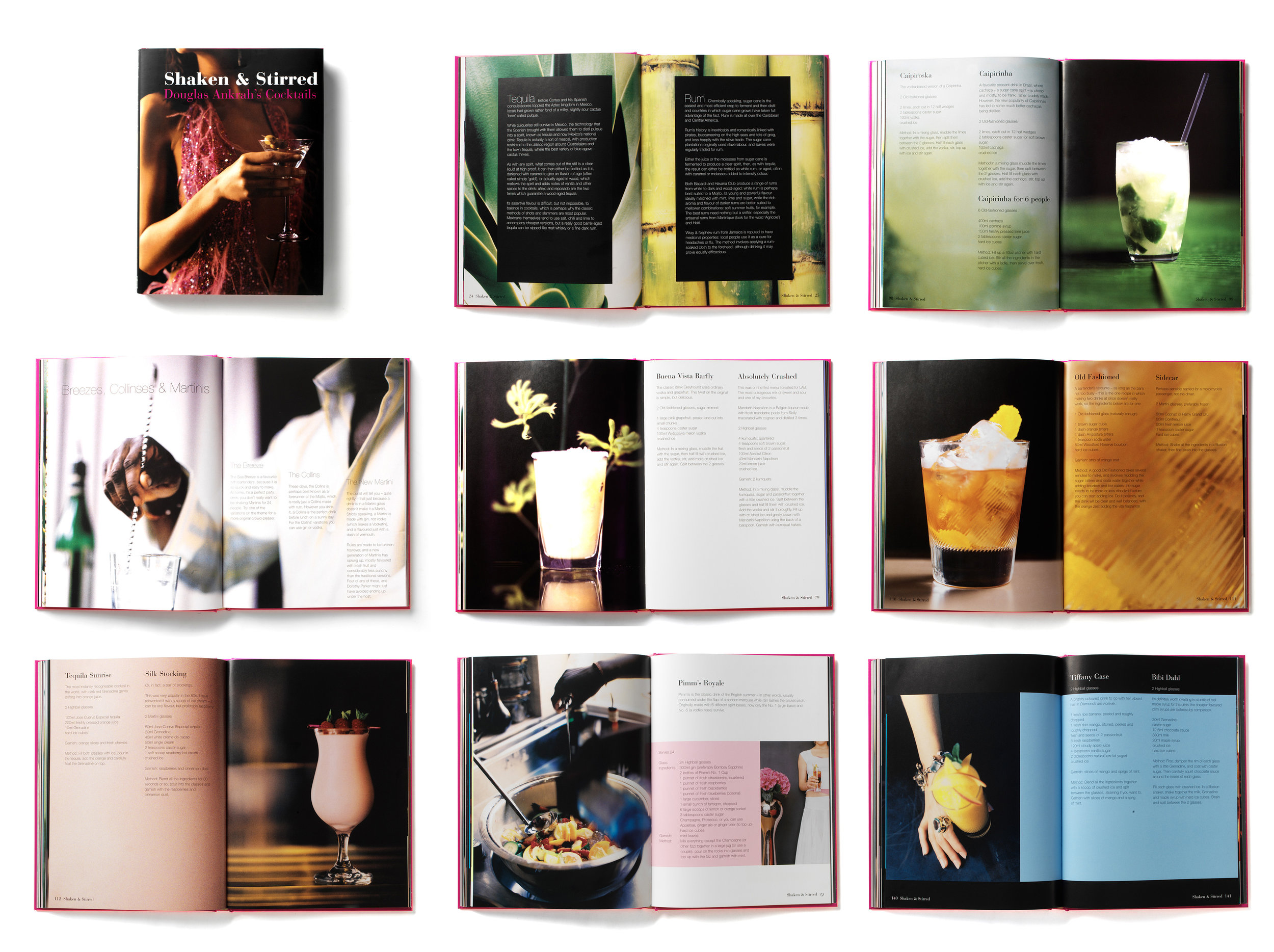 Shaken &amp; Stirred page spreads