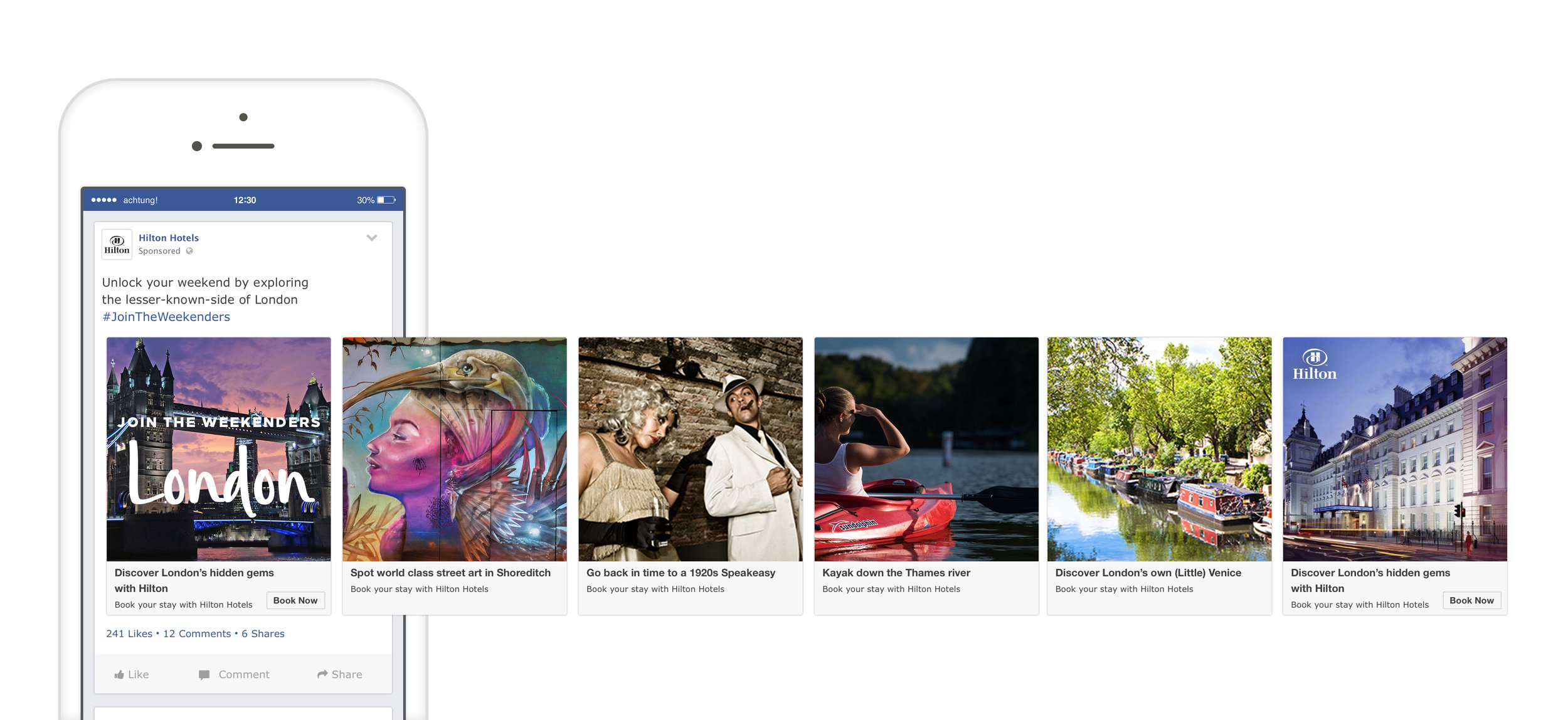 Facebook Carousels - London