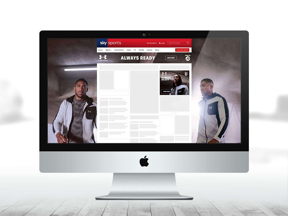 SkySports.com Homepage Takeover