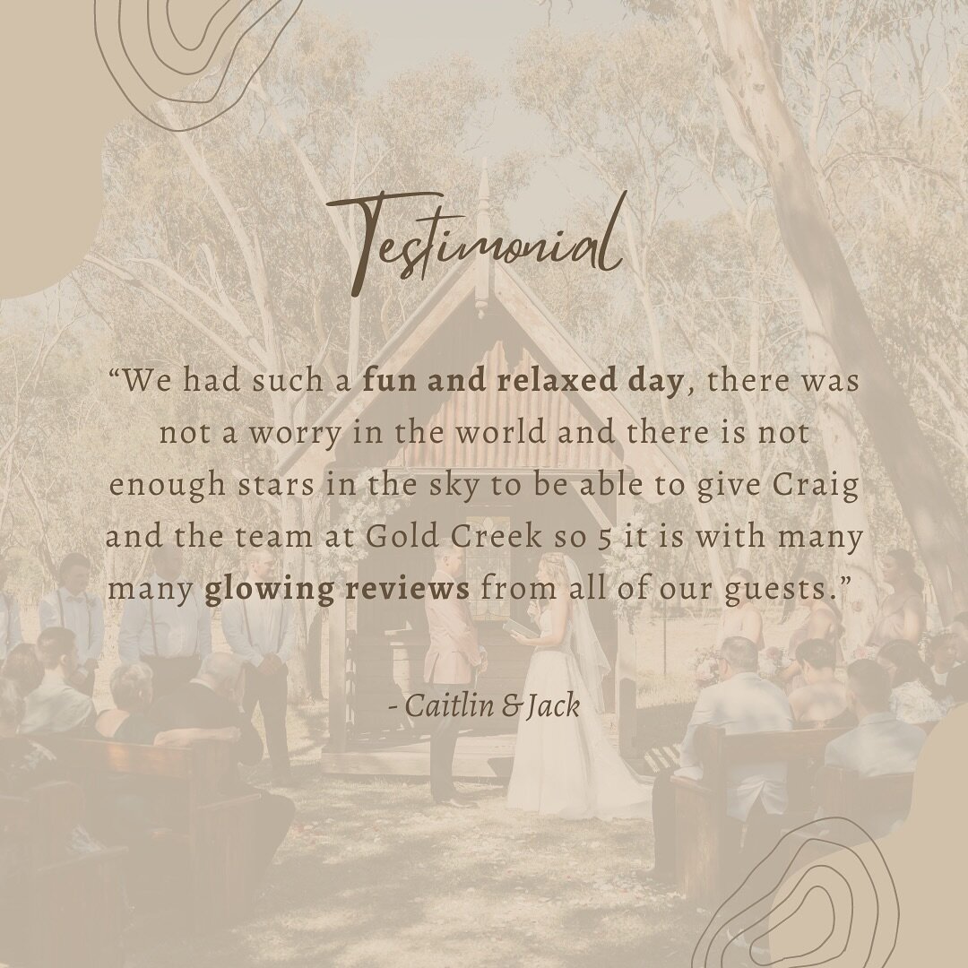 We absolutely loved hosting Caitlin &amp; Jack&rsquo;s wedding. Here are some lovely words from the couple following their special day 🤍

Visit our website today to find out how we can help bring your dream wedding to life ✨

#canberraweddings #canb