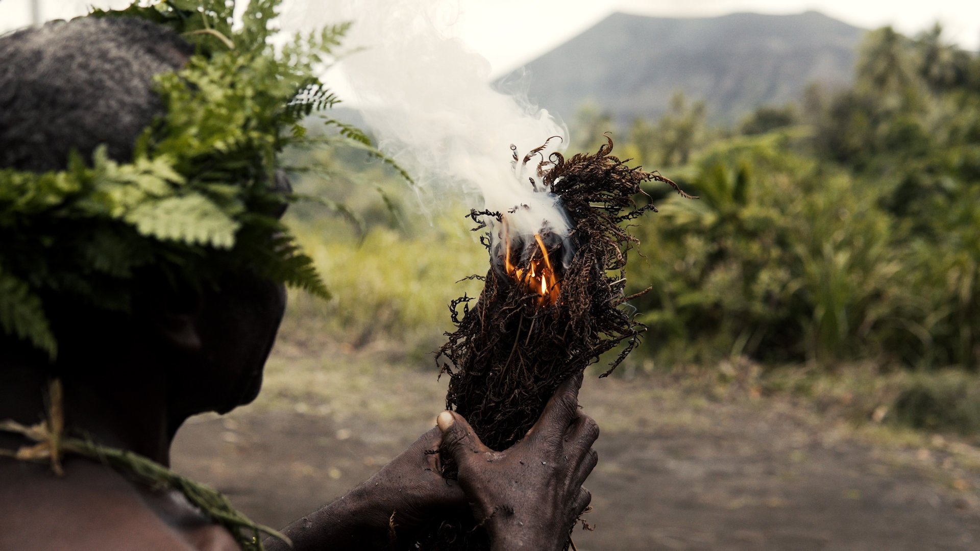 Vanuatu Volcano Run - Imaio Kastom Village
