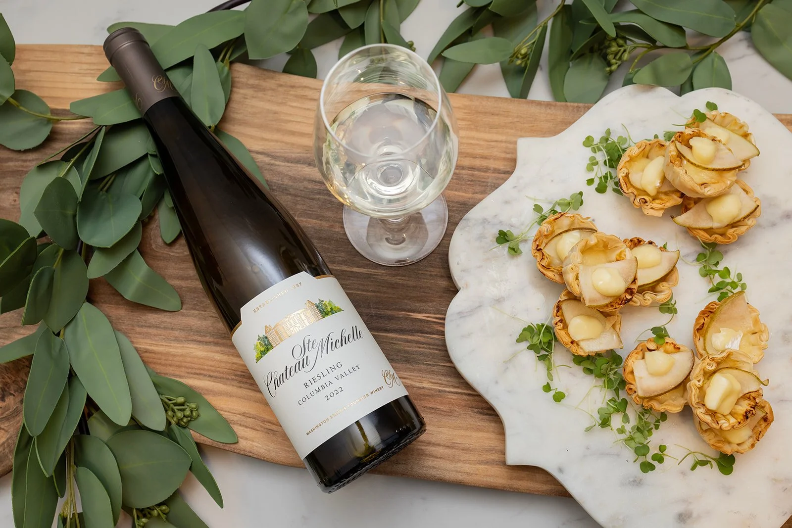 Chateau Ste Michelle // Holiday Menu Branding Session