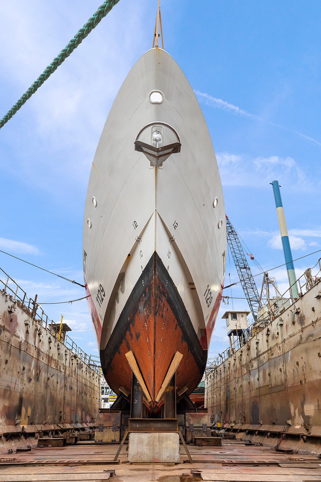 Dry Docked Coast Guard Ship // Marketing Collateral Brand Shoot
