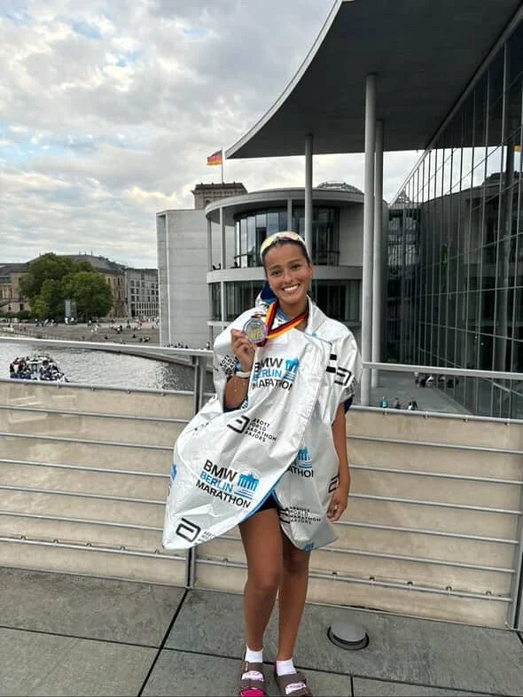Please join us in wishing a huge congratulations to Natalia Suaza, our former Miss Long Island Teen, on completing the Berlin Marathon! 

We are so incredibly proud of her dedication, discipline, and heart! She continues to inspire us all by chasing 