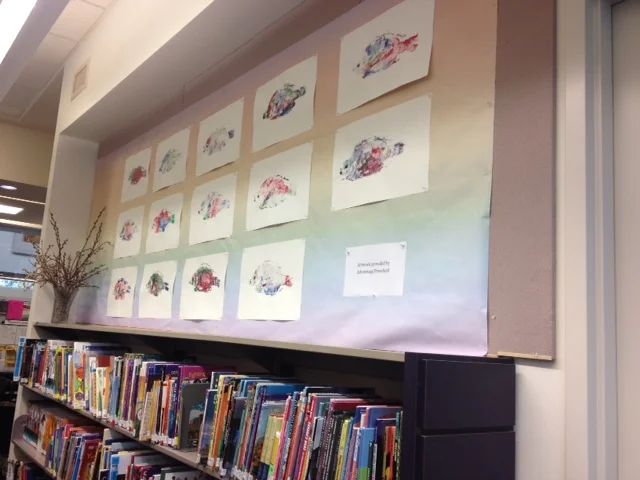 Thanks to Bob Prittie Metrotown Library for displaying our fish prints in their children’s book section!! Beautiful!!