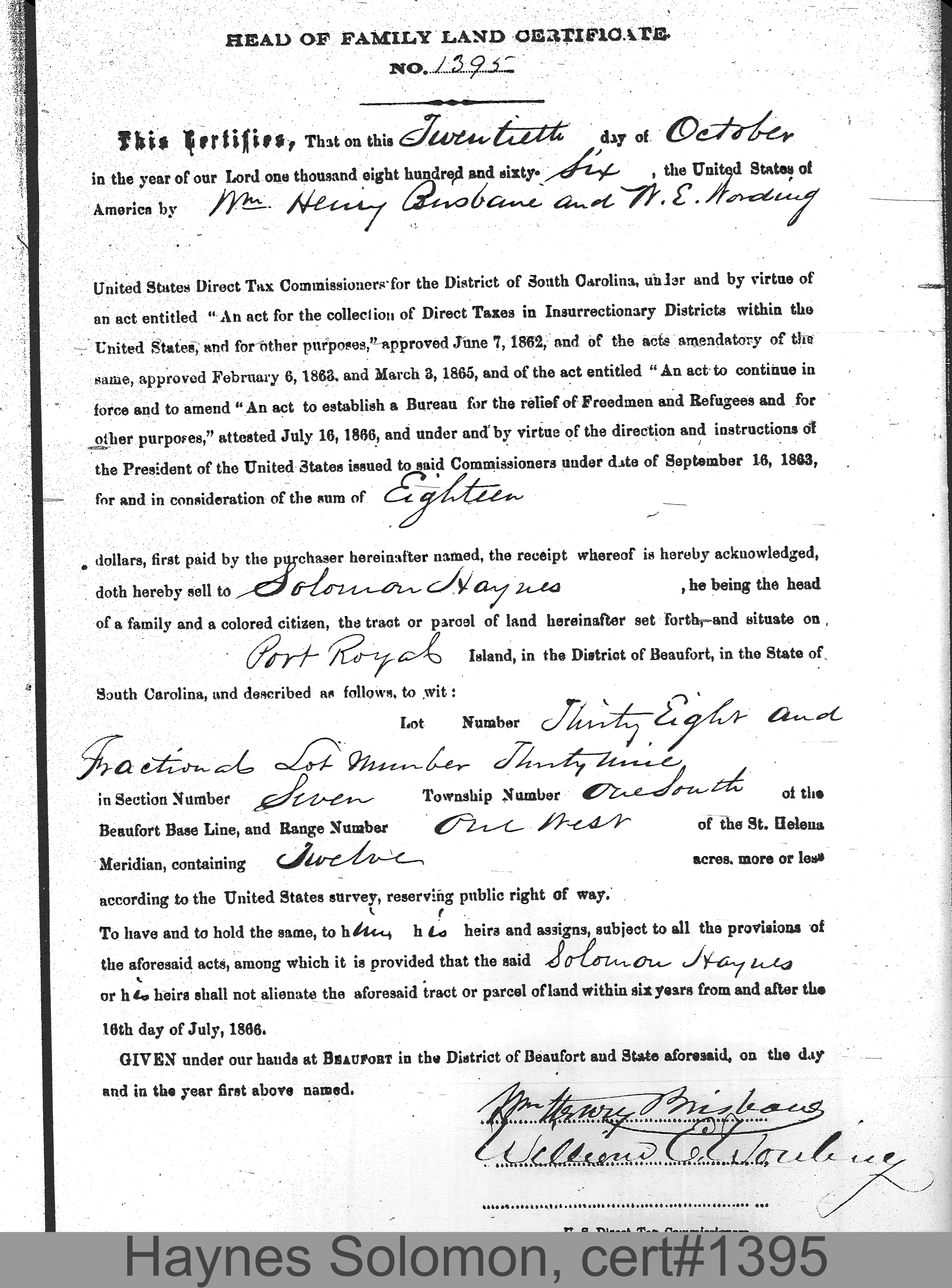 Haynes_Solomon_cert1395_labeled.png