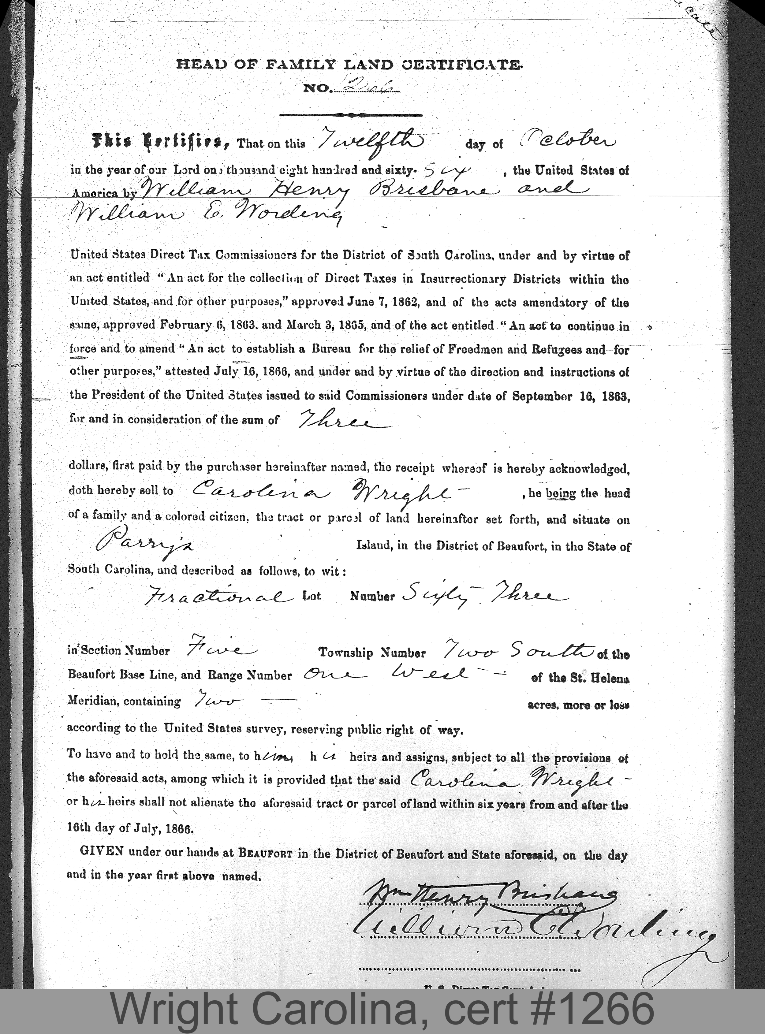 Wright_Carolina_cert_1266_labeled.png