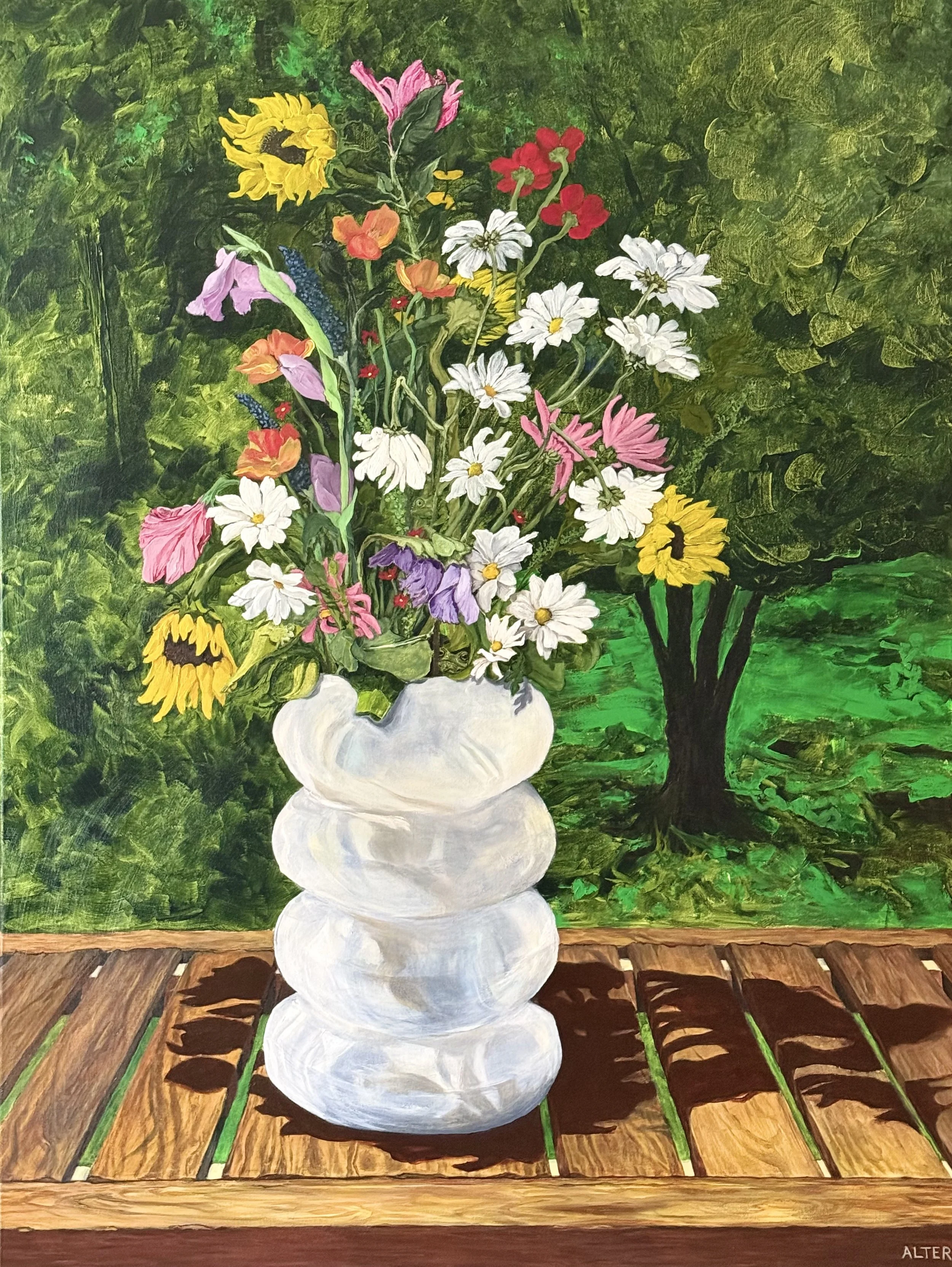 Backyard Vase