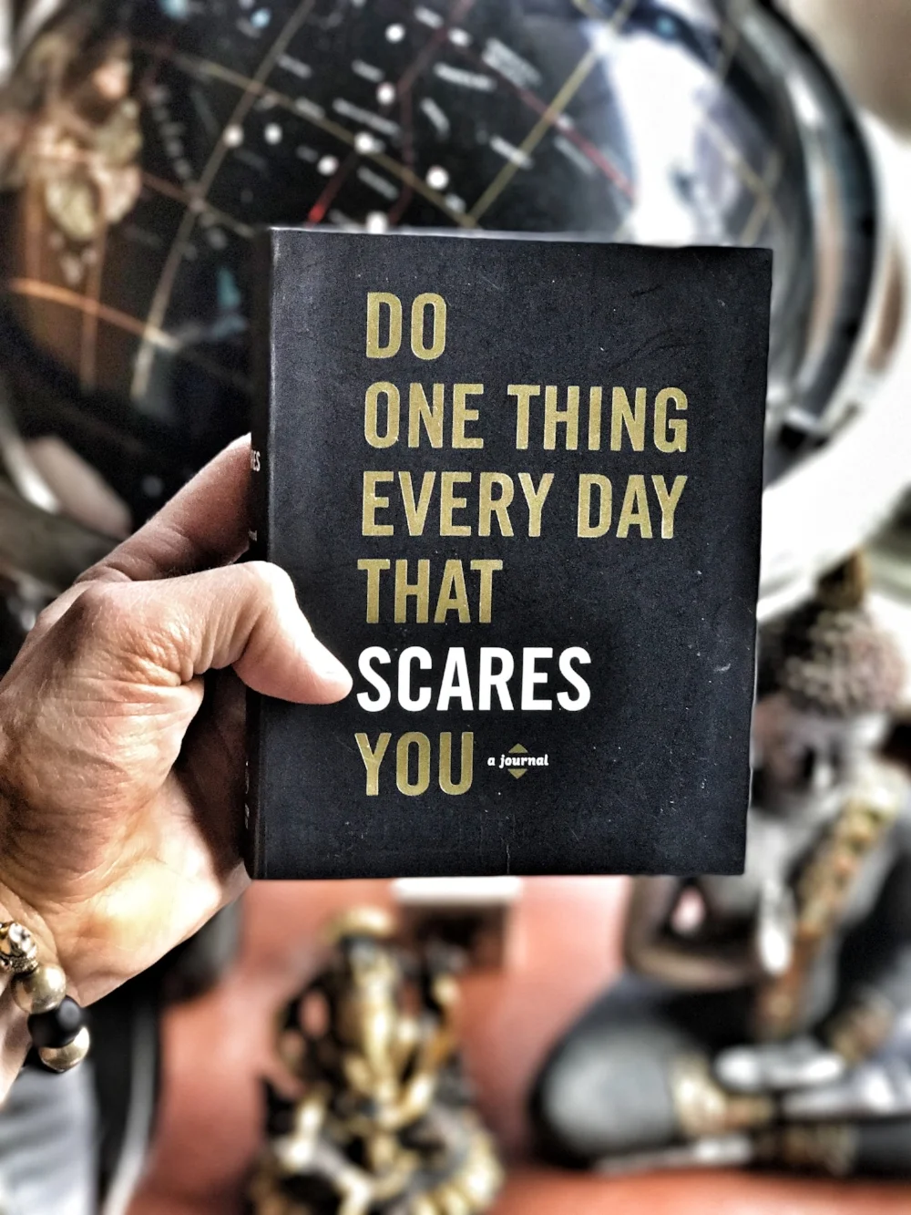 I keep this gem on my desk and use it as friendly reminder to keep embracing my fears because they are always what empowers me to heal, grow, and transform! 🌓