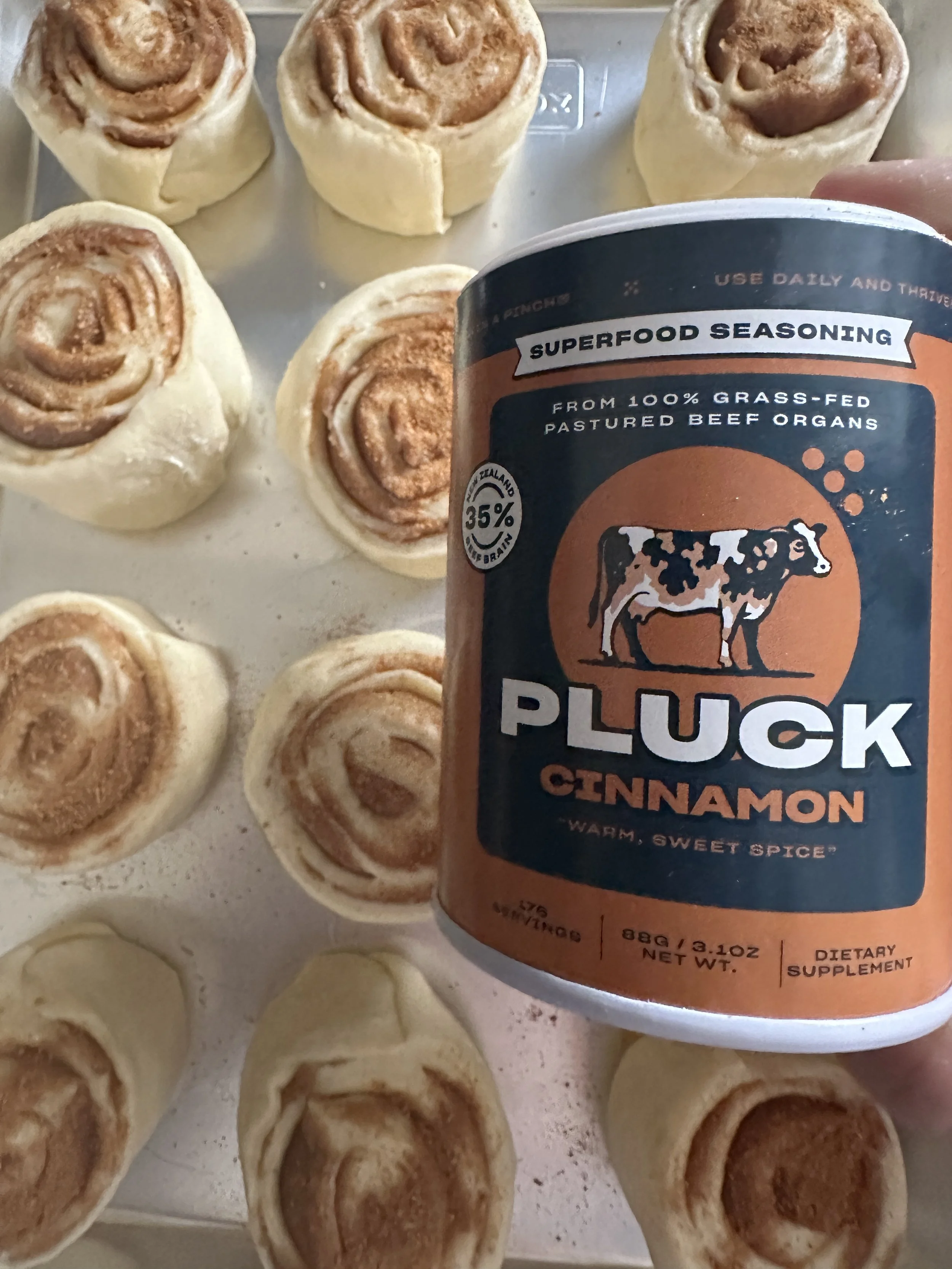 Sourdough Cinnamon Brains Buns featuring Cinnamon PLUCK