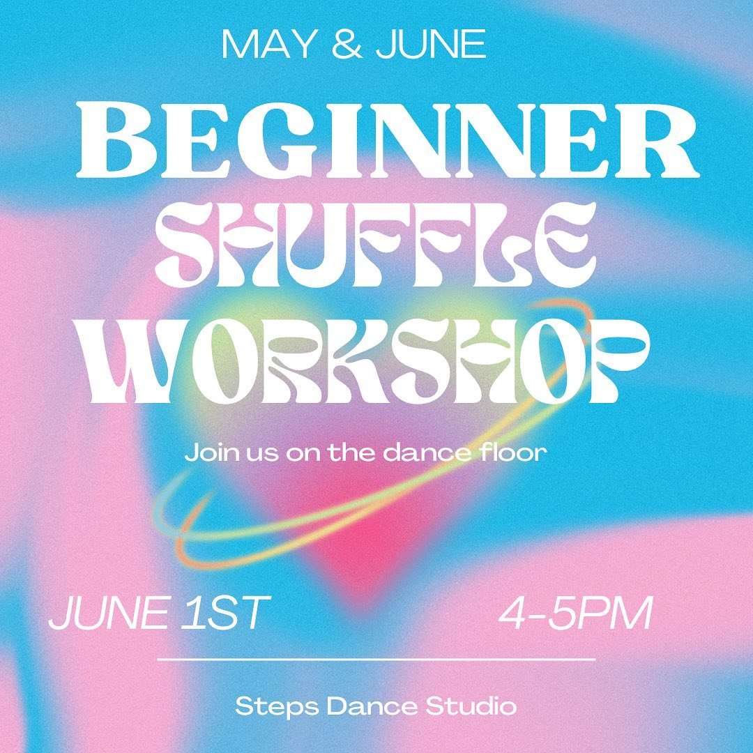 Join us on the dance floor for our combined May &amp; June Beginner Shuffle Workshop !! ☁️🦋🍒

Learn the foundations of shuffling with proper techniques, simple combos, and tips to assist your practice 💫

Our next Beginner Shuffle Workshop will be 
