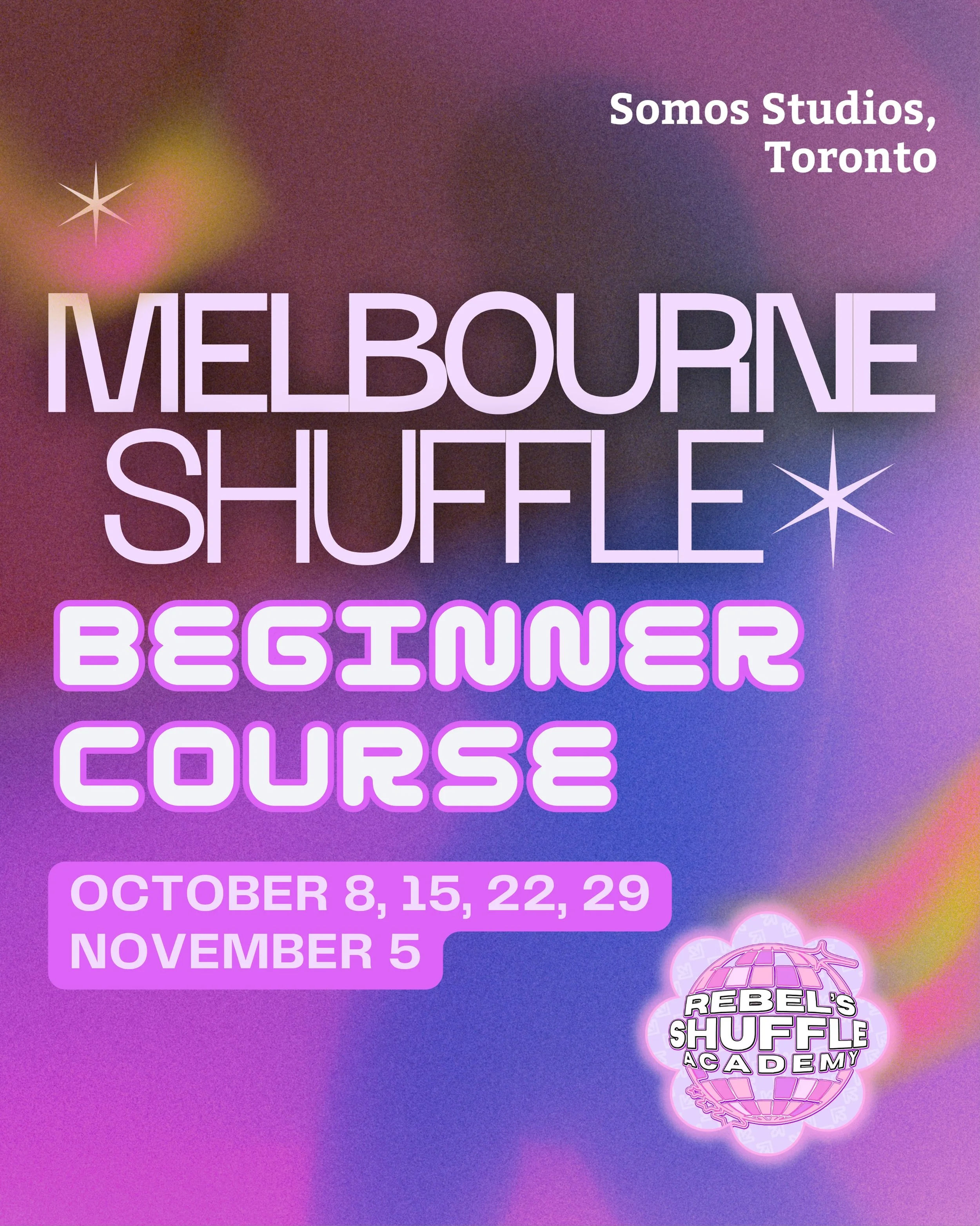 Our next Beginner course starts THIS WEEK! 🪩

Ready to learn how to shuffle? Our 5-week Beginner Course kicks off October 8 &mdash; and only a few spots remain! 🔥

We&rsquo;ll break down the foundations step by step, build your technique, and help 