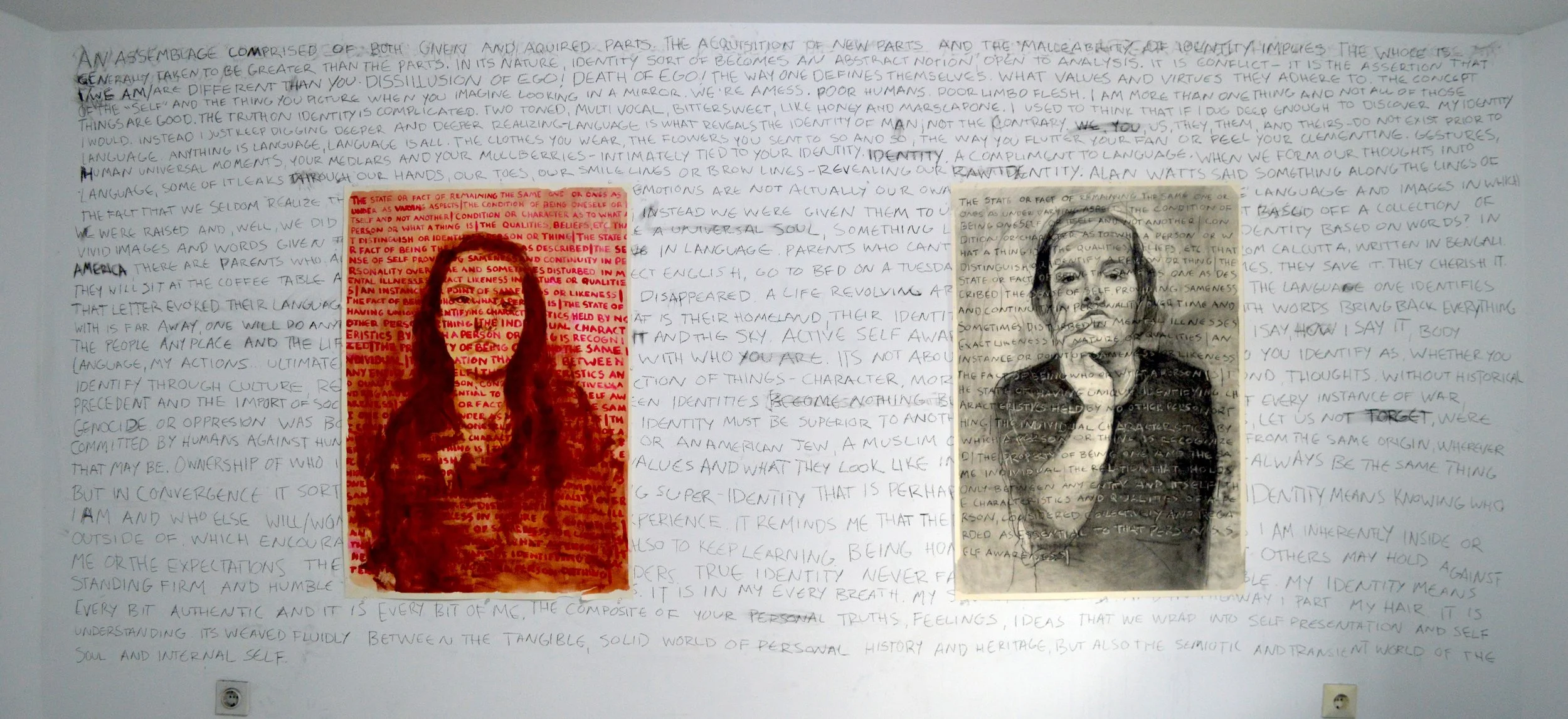 UntitledMulti-media painting instillationDimensions Variable 2018