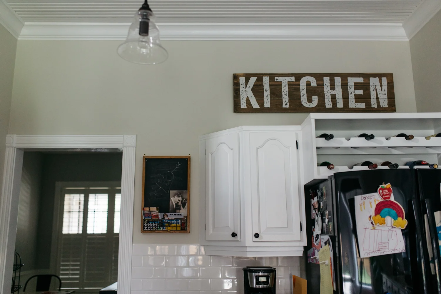 Kitchen Sign in Kitchen Central Florida Documentary Photographer