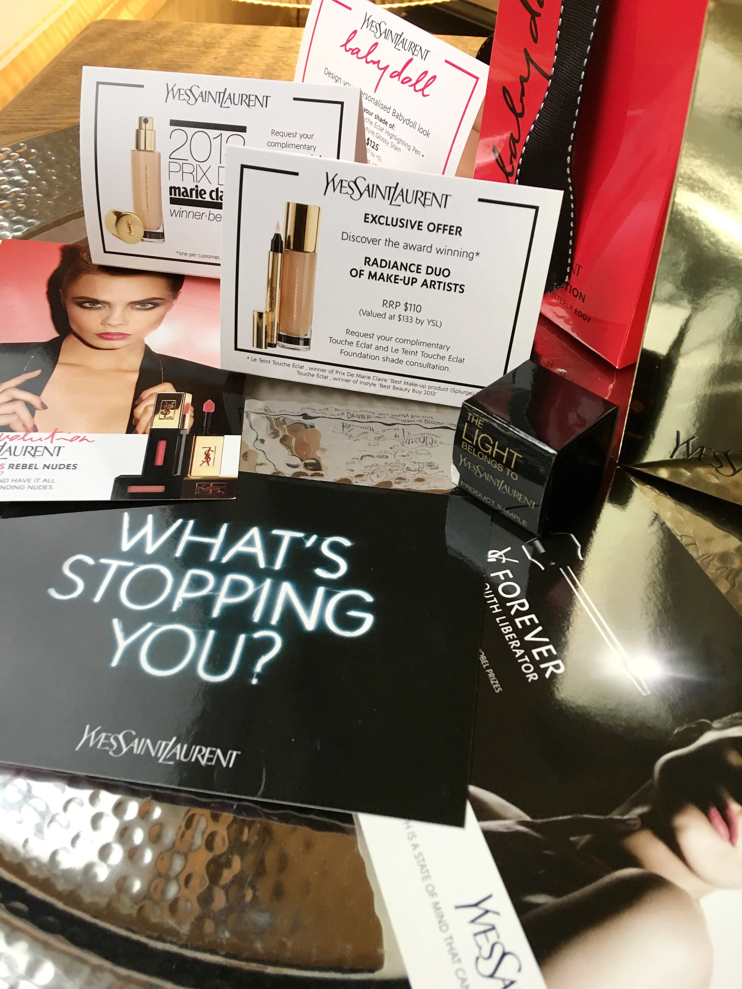 Yves Saint Laurent Counter POS 