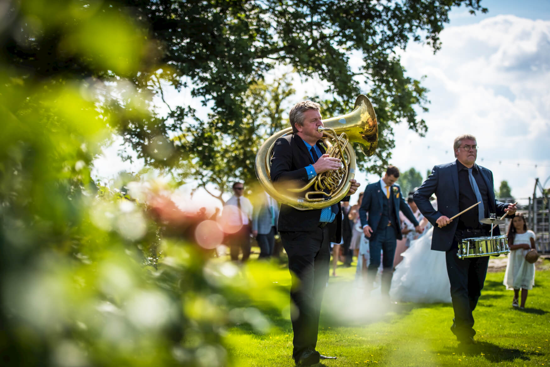 brassjunkies-sousaphone-drums-groom-happy-TheOakGroveWeddingPhotography-249.jpg