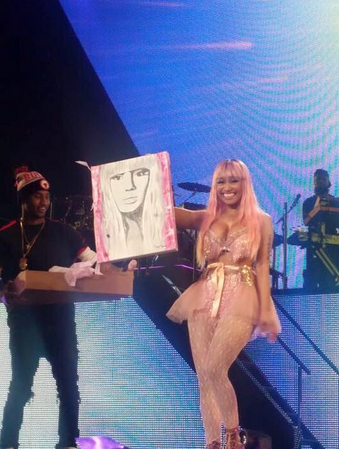 She held it up for thousands to see with the biggest smile on her face!!