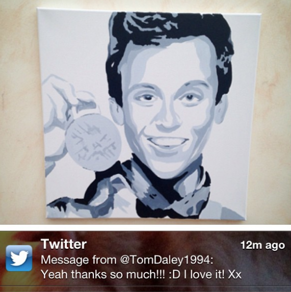Tom Daley loving it!