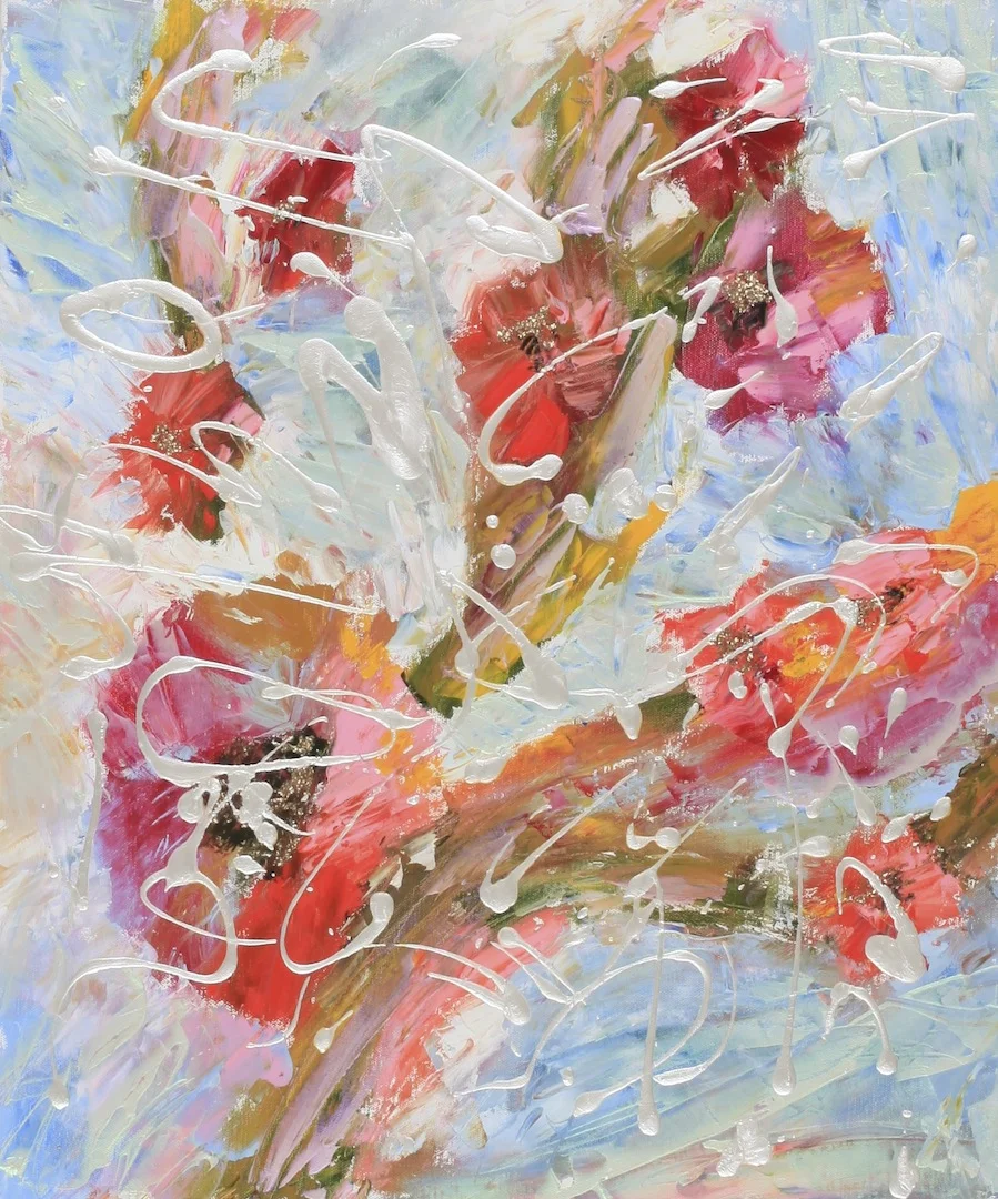 Poppies In Snow