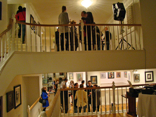 Split-level view of Sanyok Gallery.