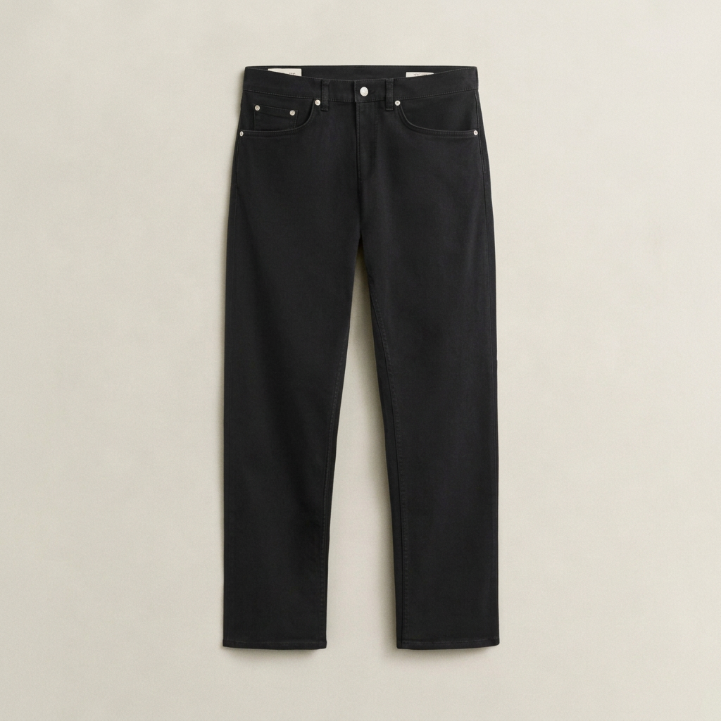 Flat View of GANT Regular Fit Moleskin Jeans in Evening Blue