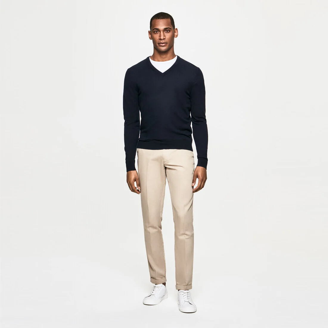 hackett v neck jumper