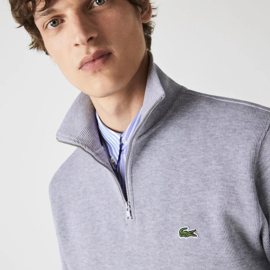 Buy Lacoste Half-Zip Cotton Sweatshirt 