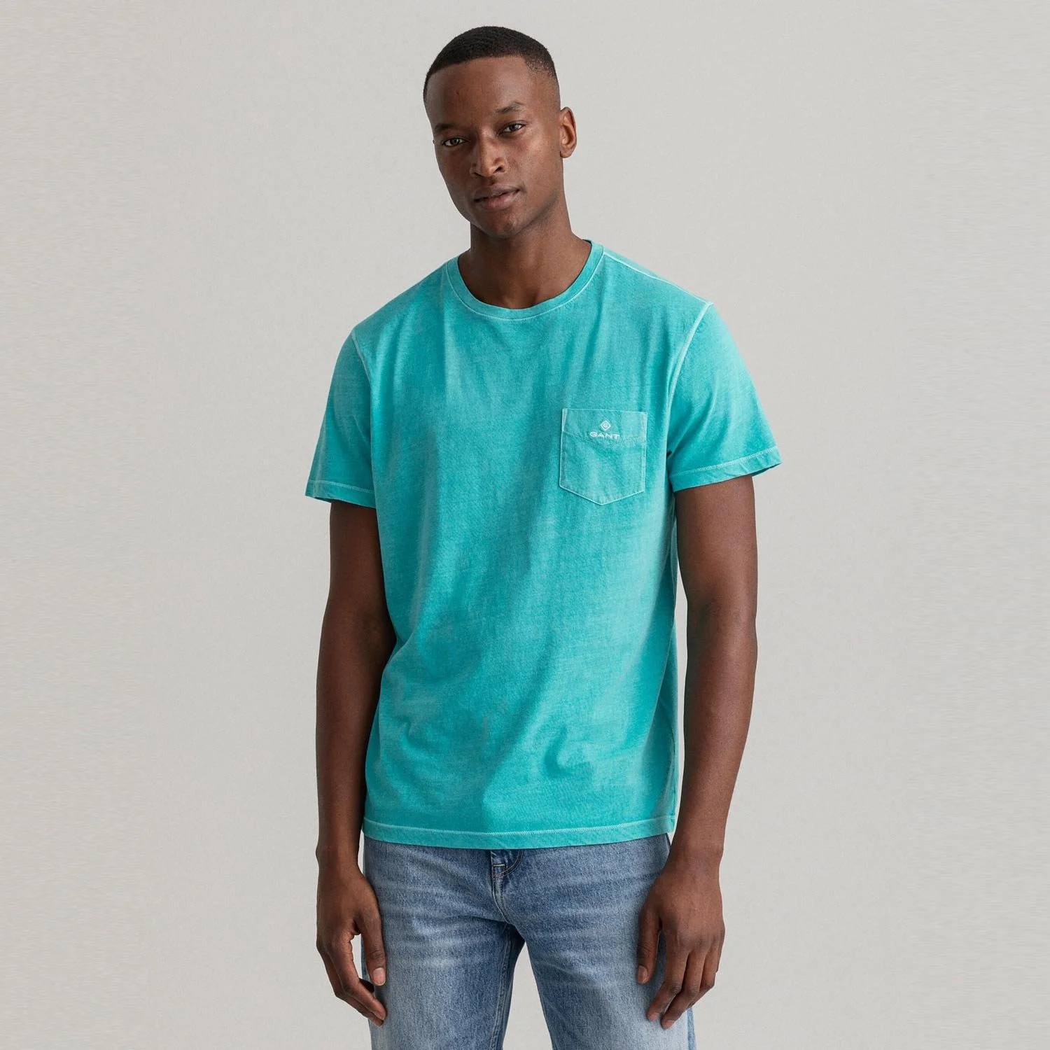 Buy GANT Sunfaded T-Shirt in Aqua 