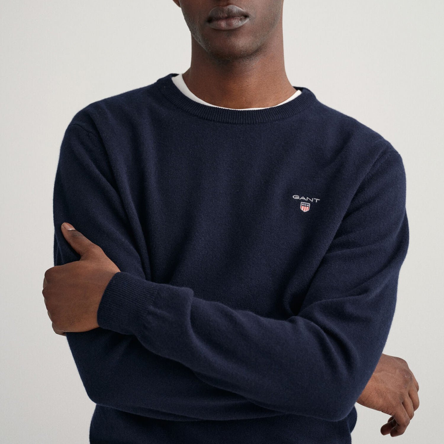 Buy GANT Superfine Lambswool Crew Neck 