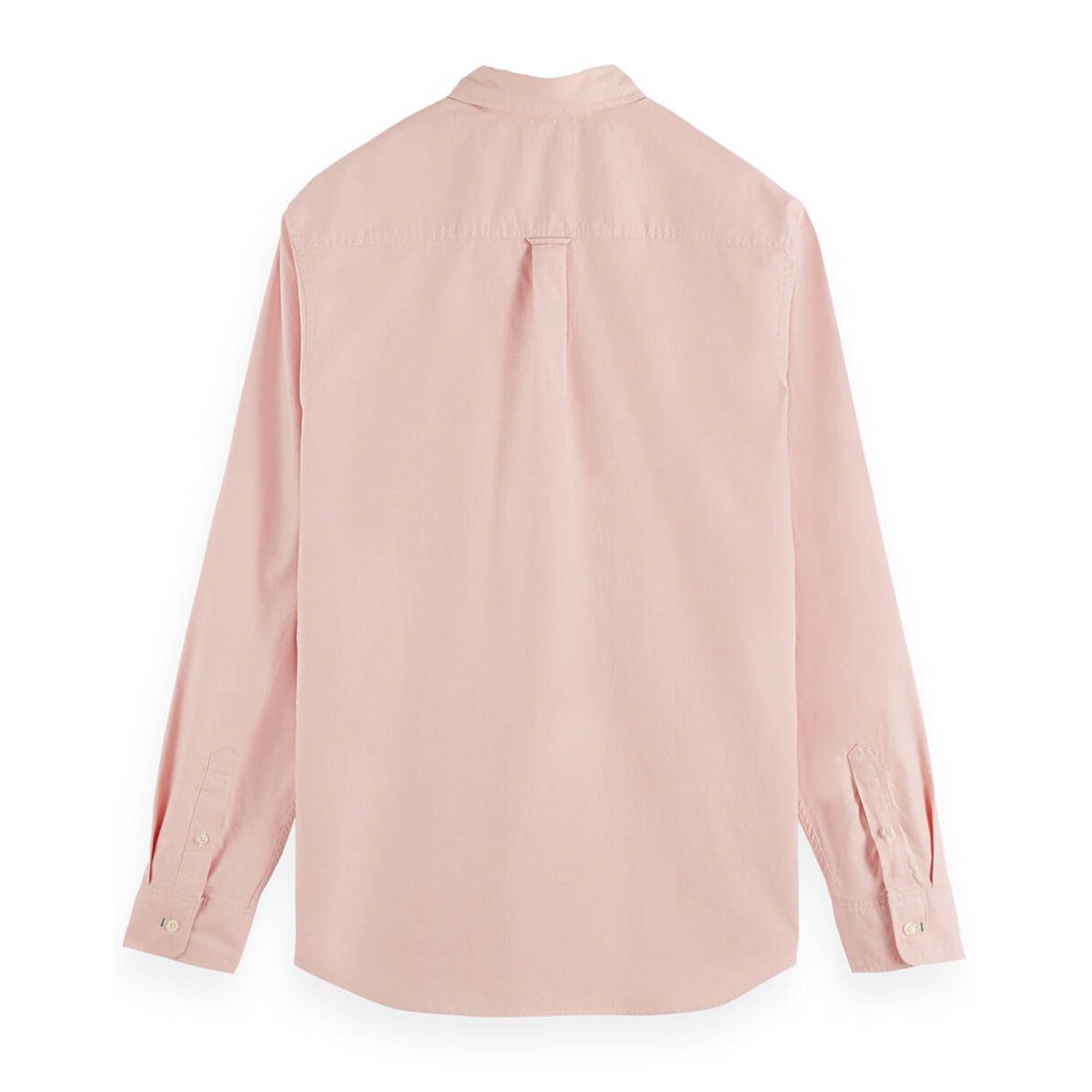 Back flat lay of Scotch & Soda Oxford Shirt in Pink
