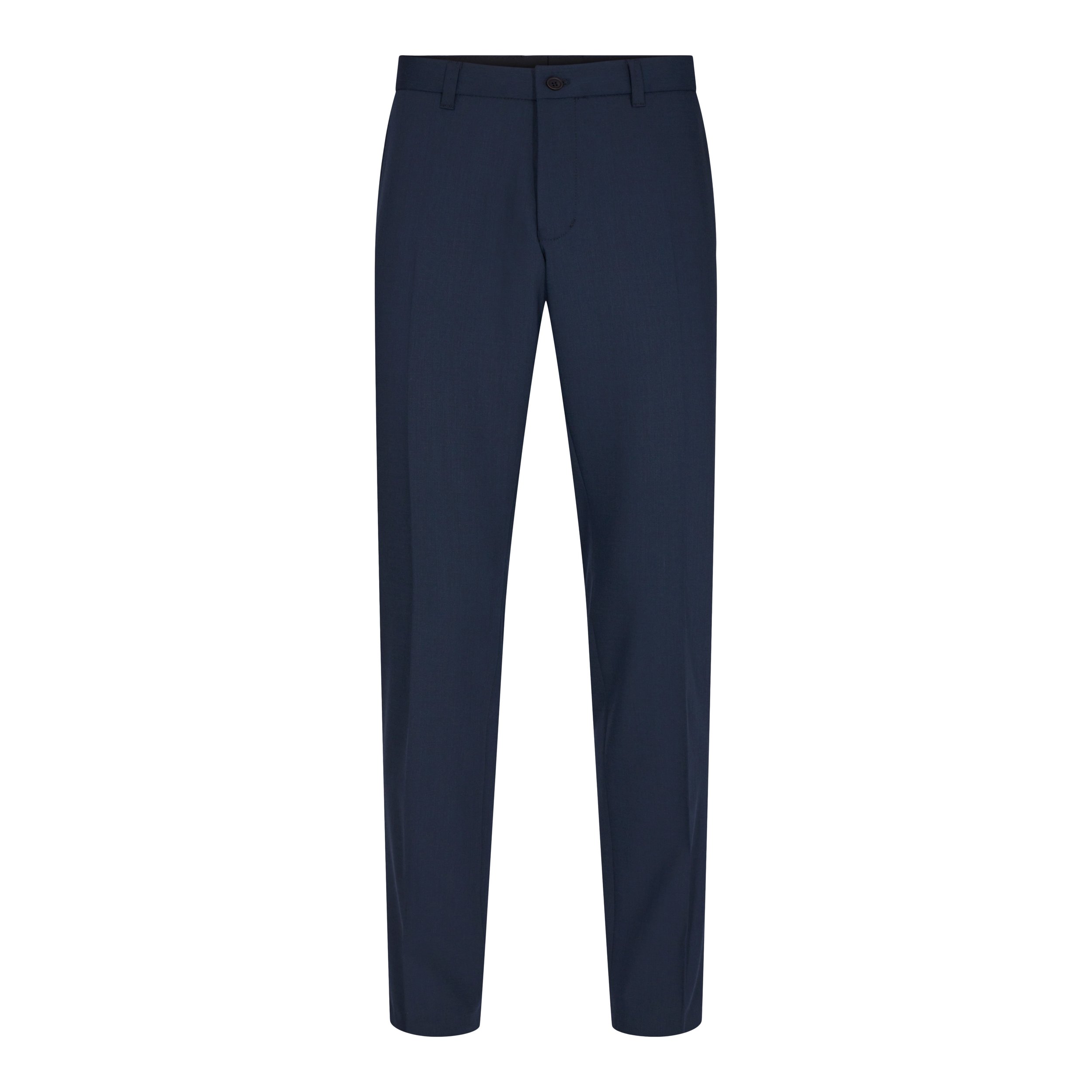 Flat View of Sunwill Regular Fit Suit Trouser in Navy