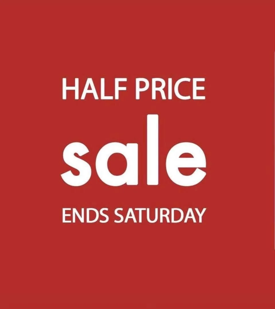 WINTER SALE - Ends Saturday*!

EVERYTHING HALF PRICE!

Yes everything left in the SALE is now HALF PRICE, including Coats, Blazers, Jumpers, Shirts, Polos, Jeans, Chinos, Shoes and more.

Come and see us in the Dorking shop or shop our favourite bran