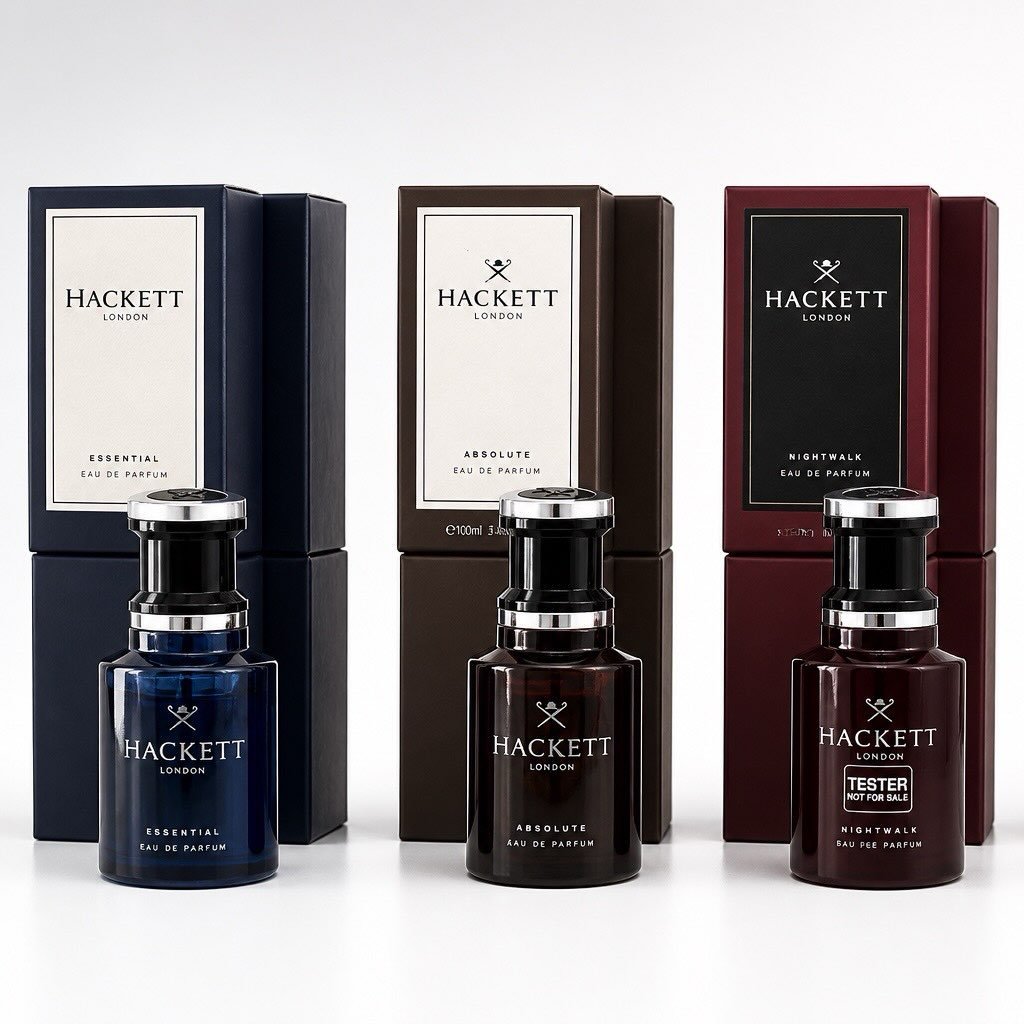 BACK IN STOCK!

Our bestselling Hackett fragrances, Essential and Absolute&hellip;

PLUS NEW for the Summer, Nightwalk - warm and sophisticated with notes of whisky, nutmeg and patchouli.

Online and in our Dorking shop now.