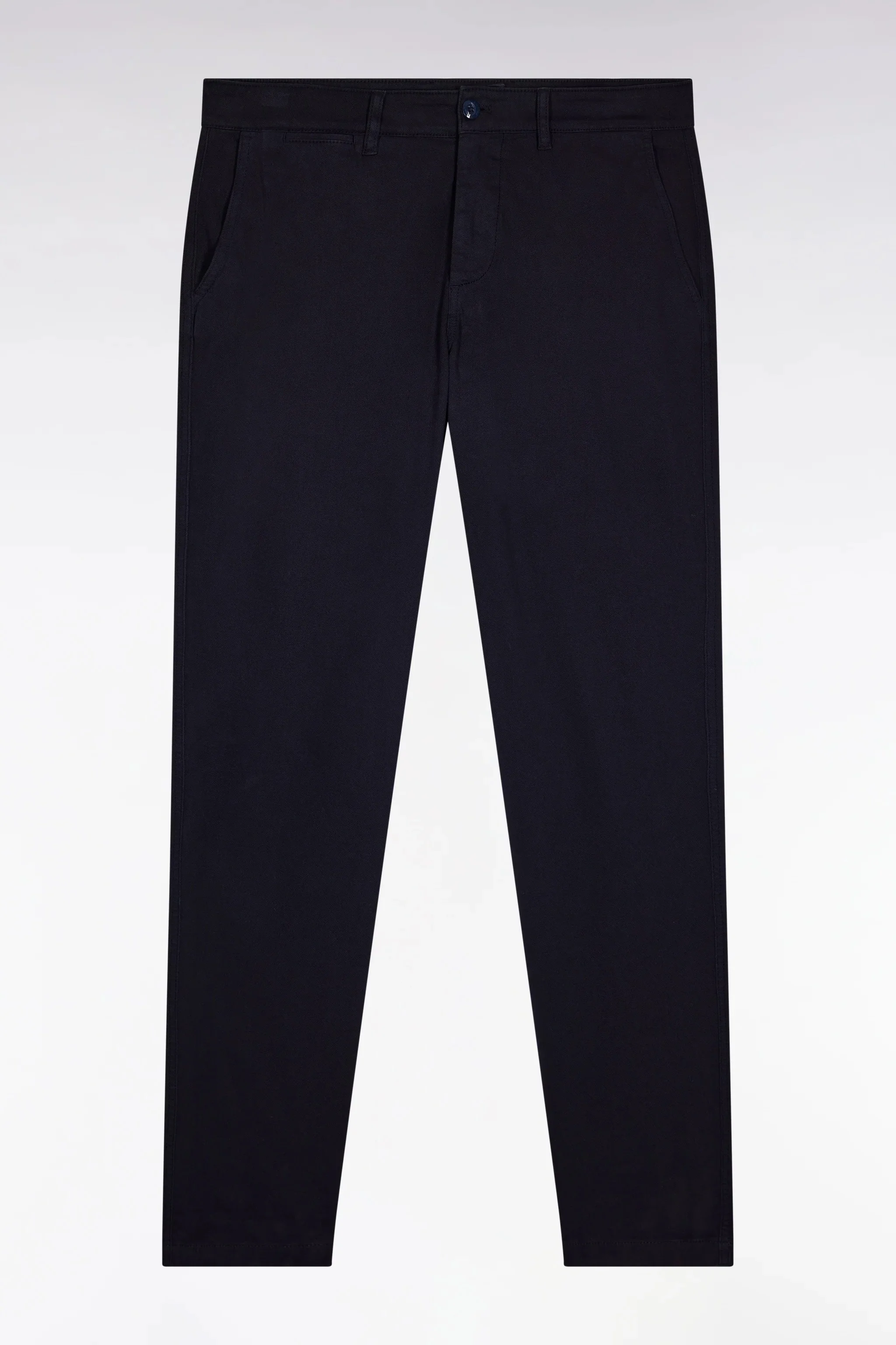 Flat View of Eden Park Slim Fit Chino in Navy