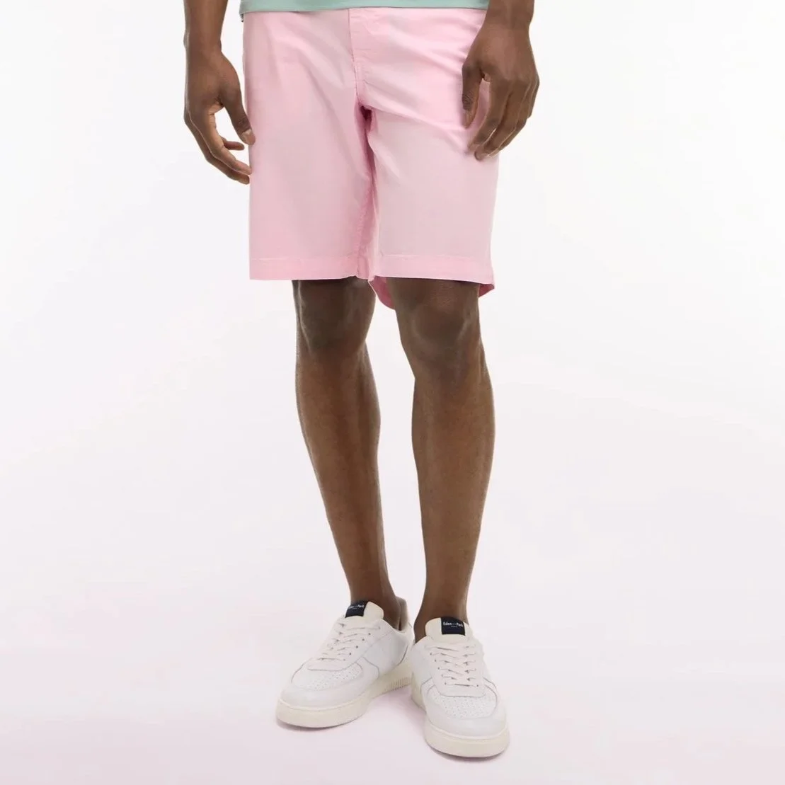 Model View of Eden Park Bermuda Shorts in Pink