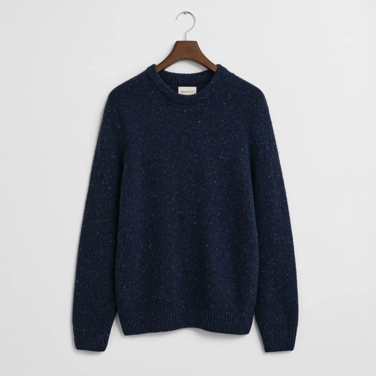 Flat View of GANT Nepps Jumper in Navy and Multi