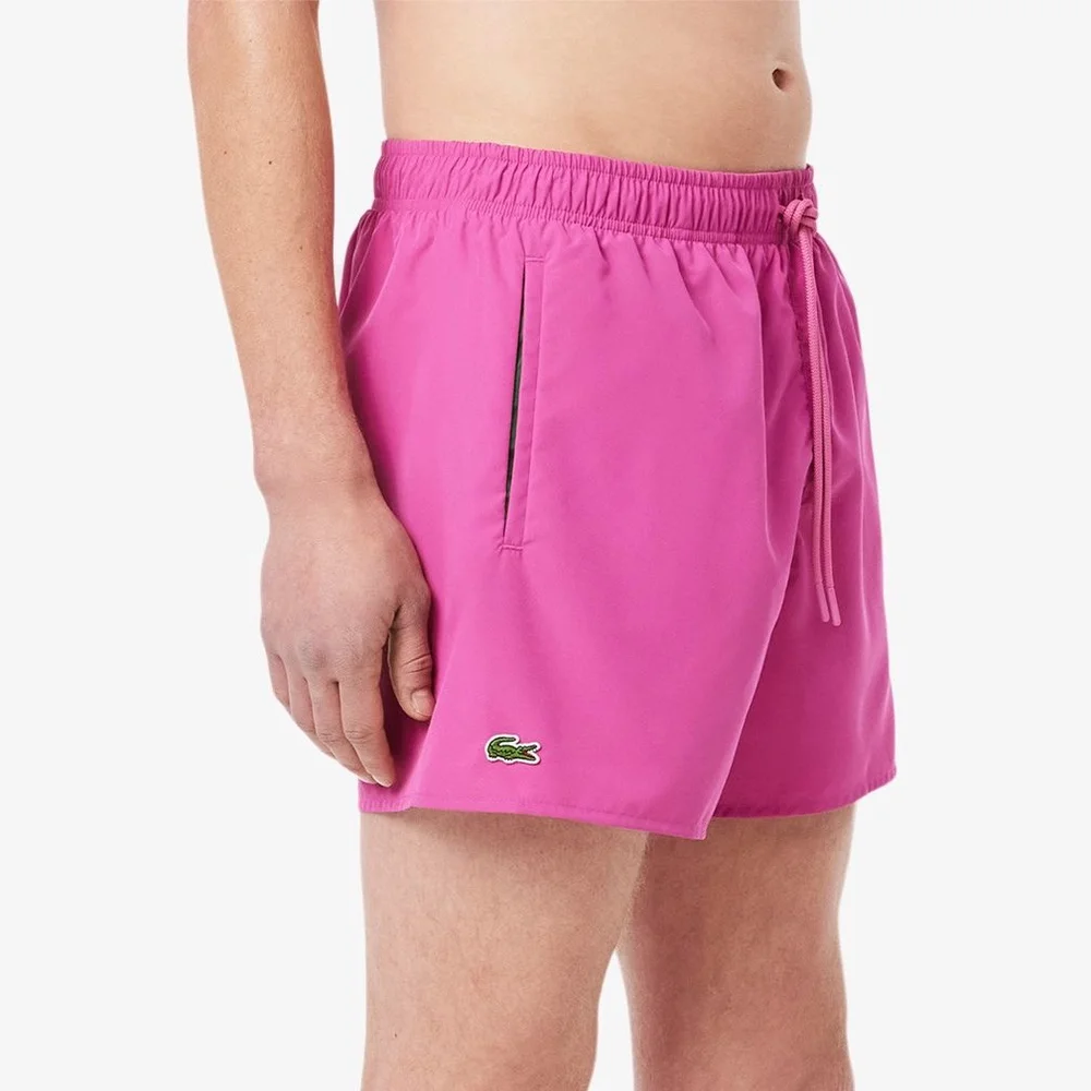 Pink Lacoste Swim Brief Lacoste Lacoste Swim Short Men Pink Swim