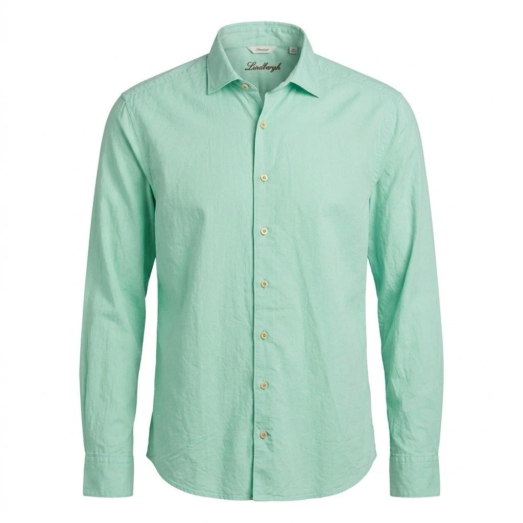 Stenstroms Luxury Slim-Fit Shirt - Green