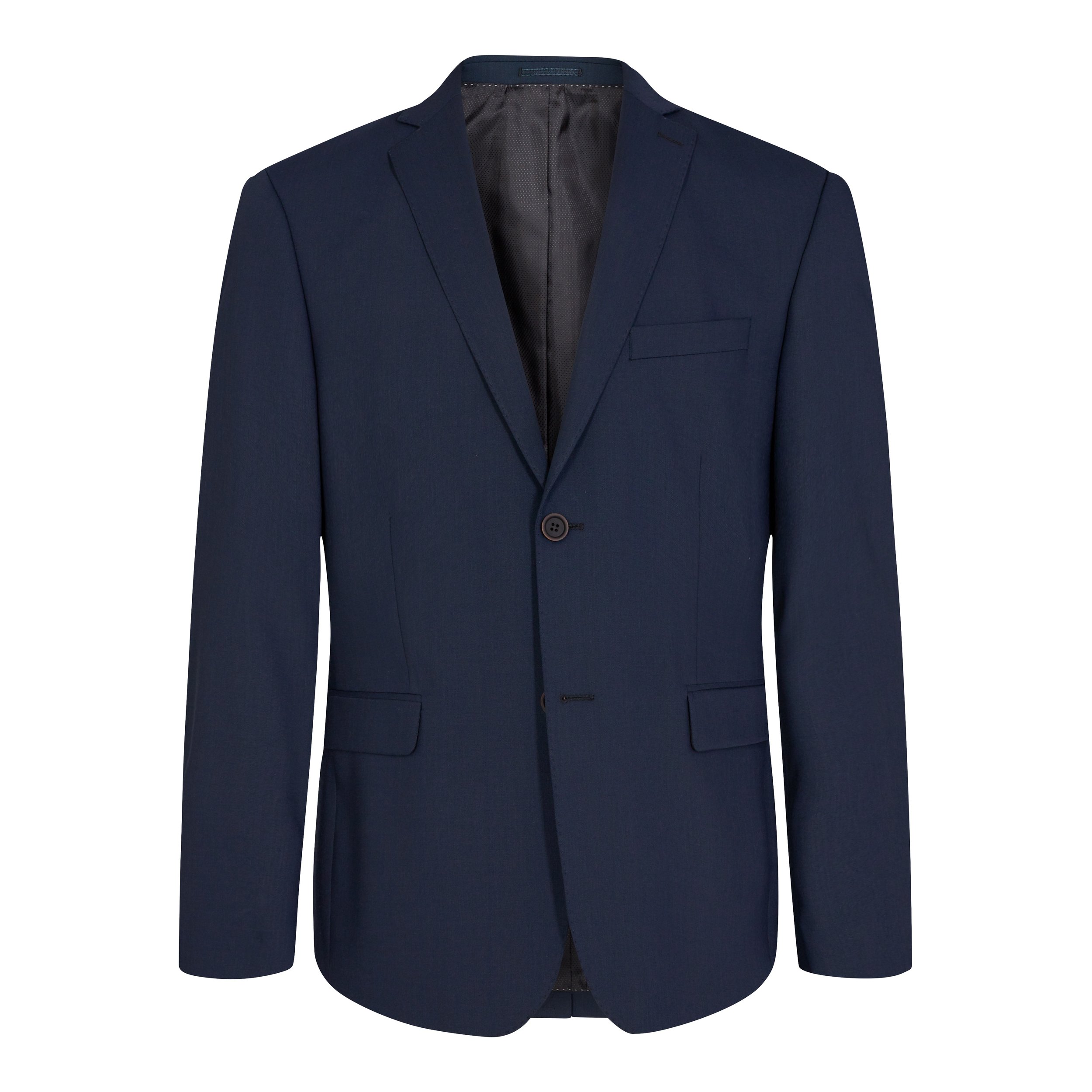 Flat View of Sunwill Regular Fit Suit Jacket in Navy