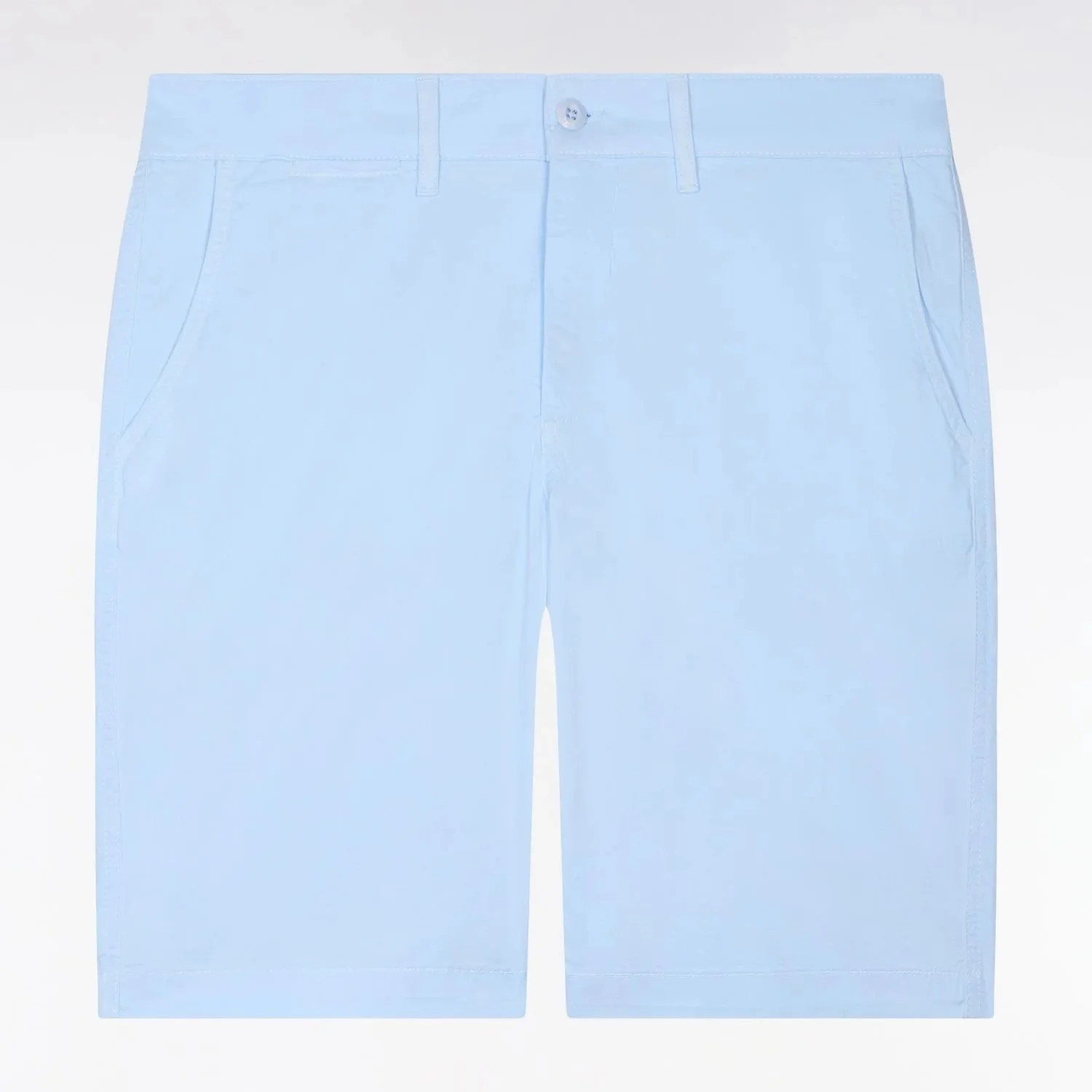 Flat View of Eden Park Bermuda Shorts in Light Blue