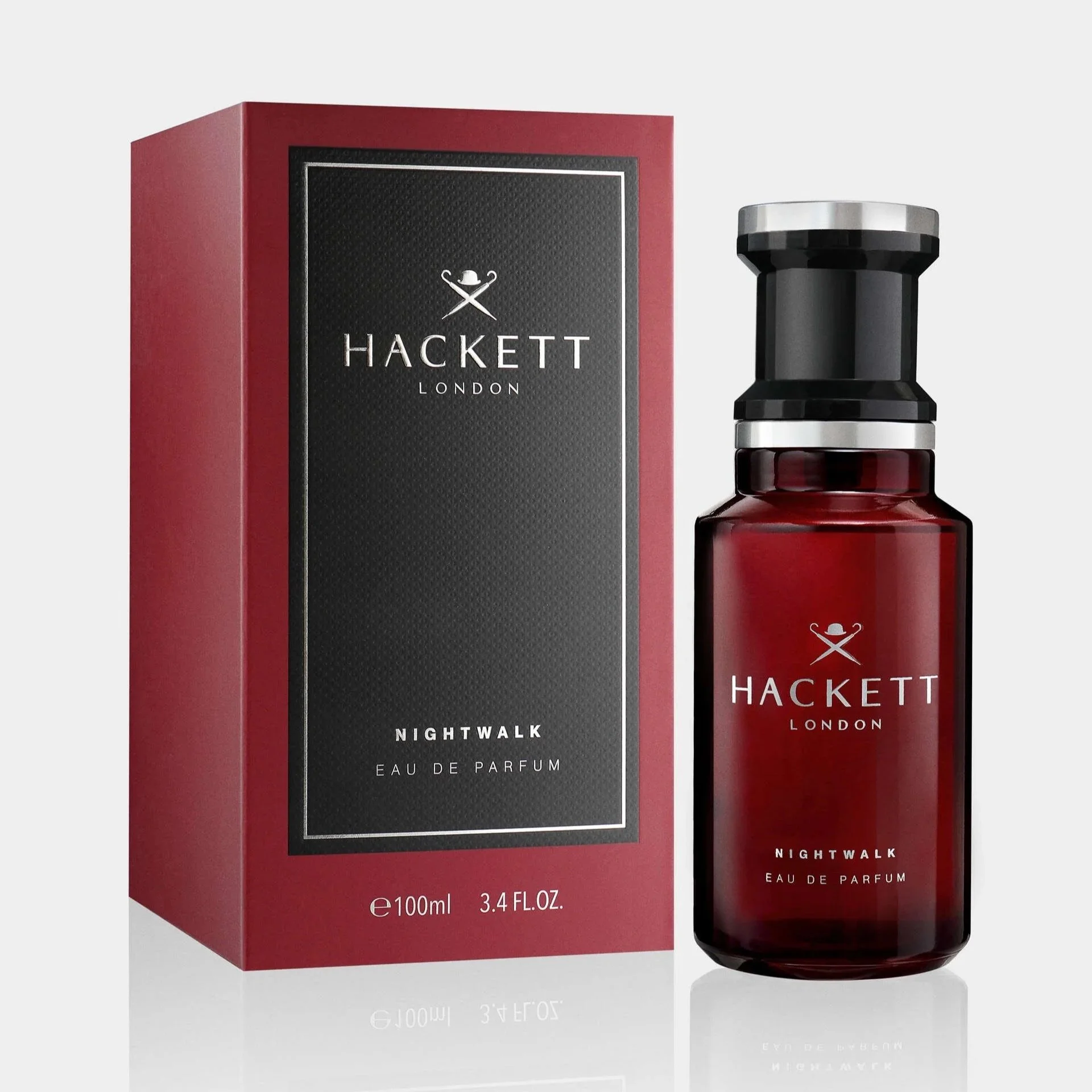 View of Nightwalk Fragrance Bottle and Box