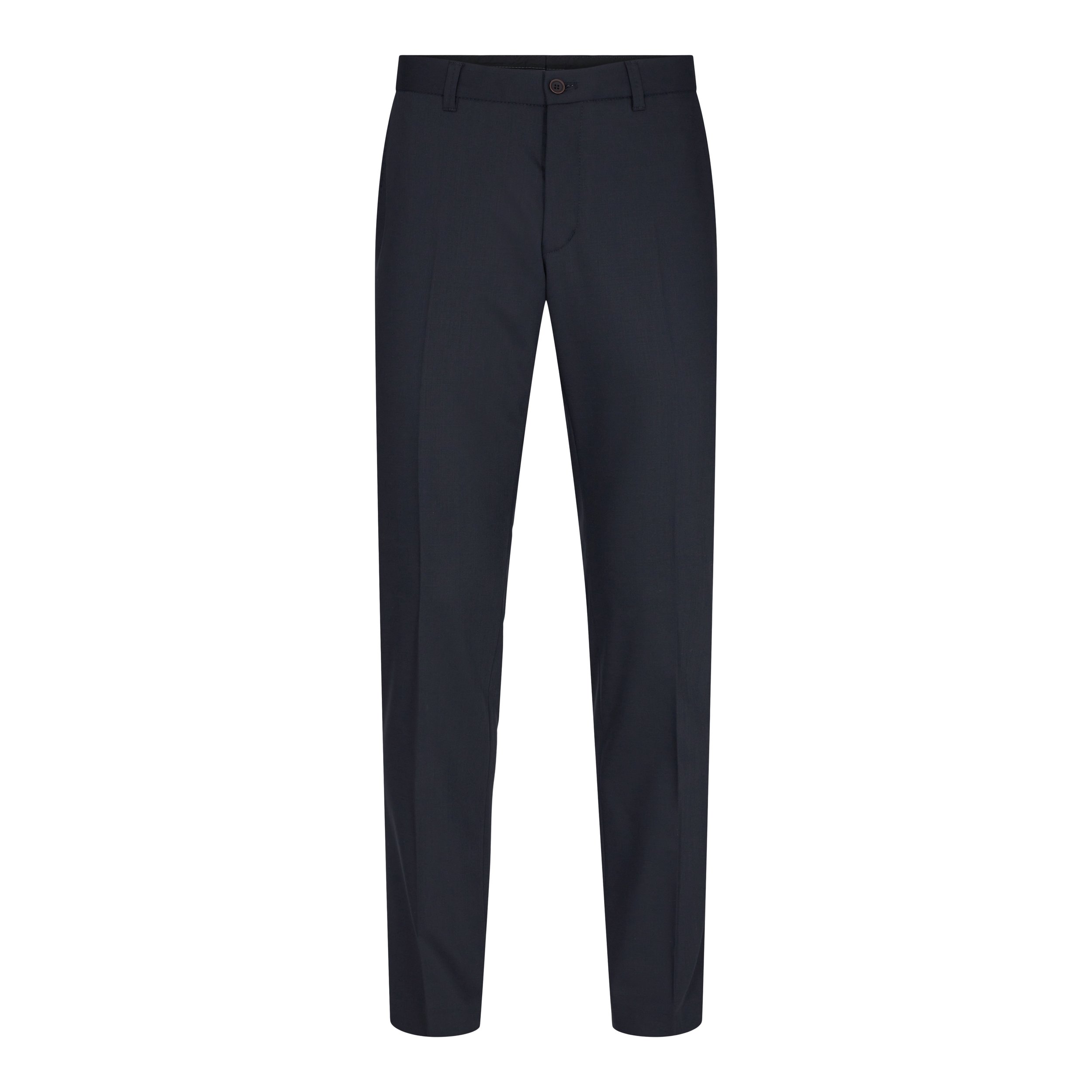 Flat View of Sunwill Slim Fit Suit Trouser in Dark Navy