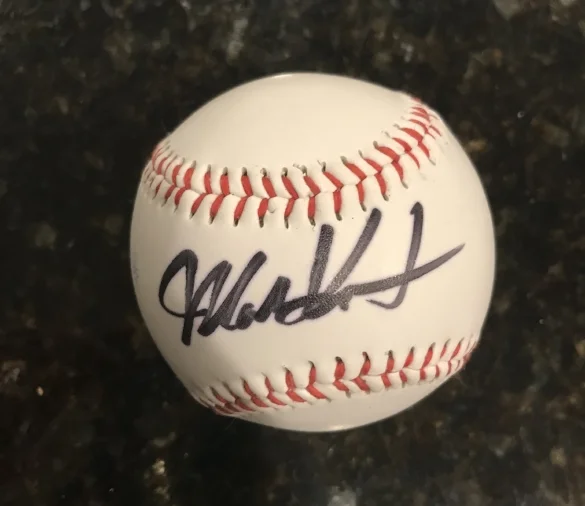 USC AUTOGRAPHED BASEBALL Add this autographed baseball signed by University of South Carolina Head Coach Mark Kingston to your collection of memorabilia. DONOR: BV PTA & USC Athletics VALUE: Priceless