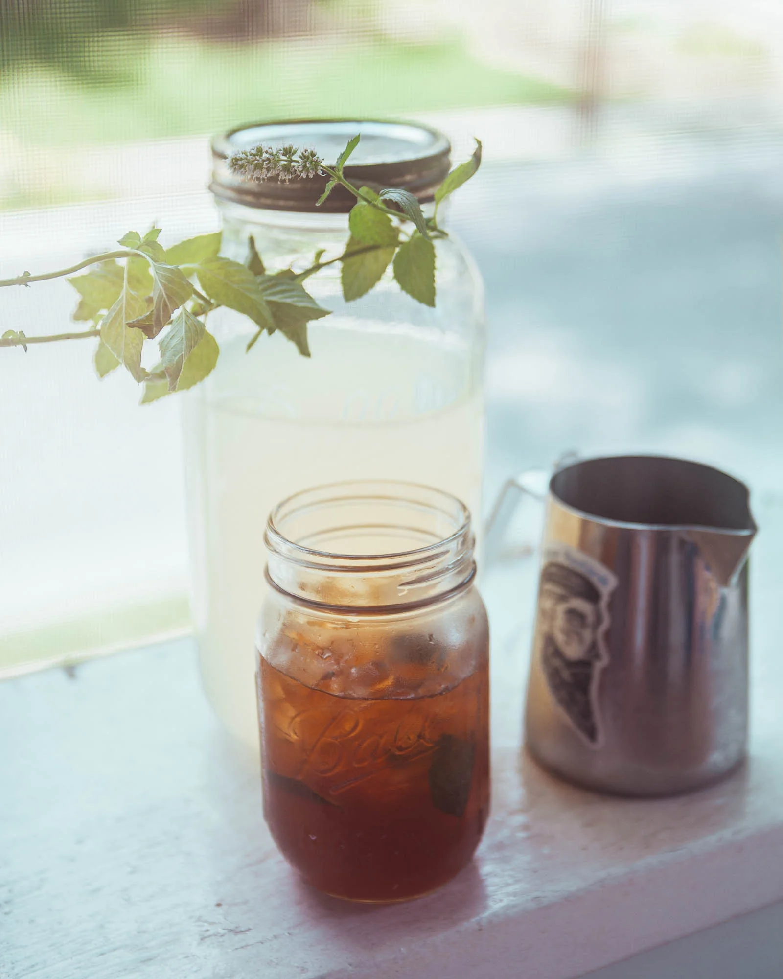 Cold Brew Arnold Palmer and mint! Viking Coffee Ethiopian Sidamo Cold Brew Arnold Palmer. Cold brew, lemonade, and mint.