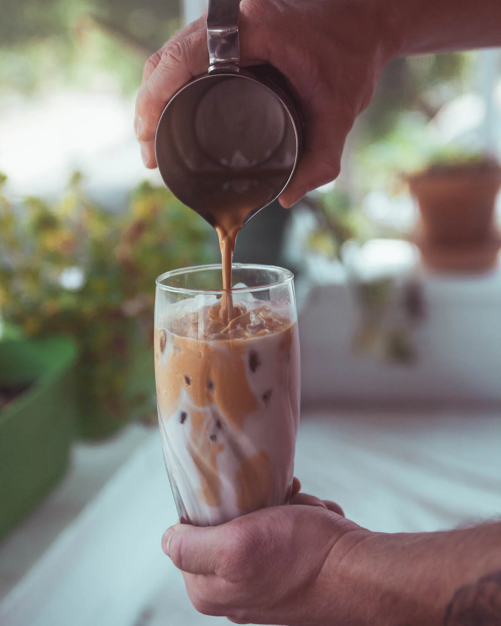 Damn Good Iced Latte. Best Iced Latte Ever. Best Summertime Latte. Delicious Summer time latte.