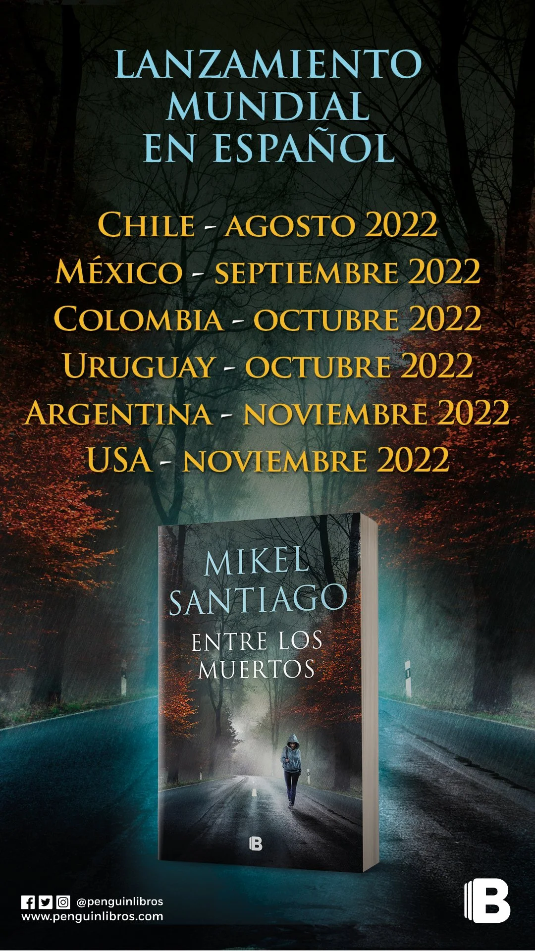 Lanzamiento mundial de ENTRE LOS MUERTOS