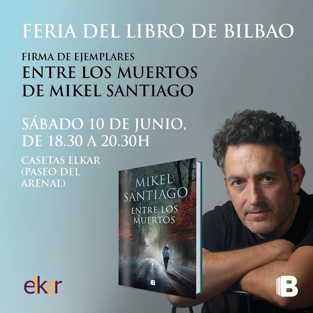 Mikel en la Feria del Libro de Bilbao 2023